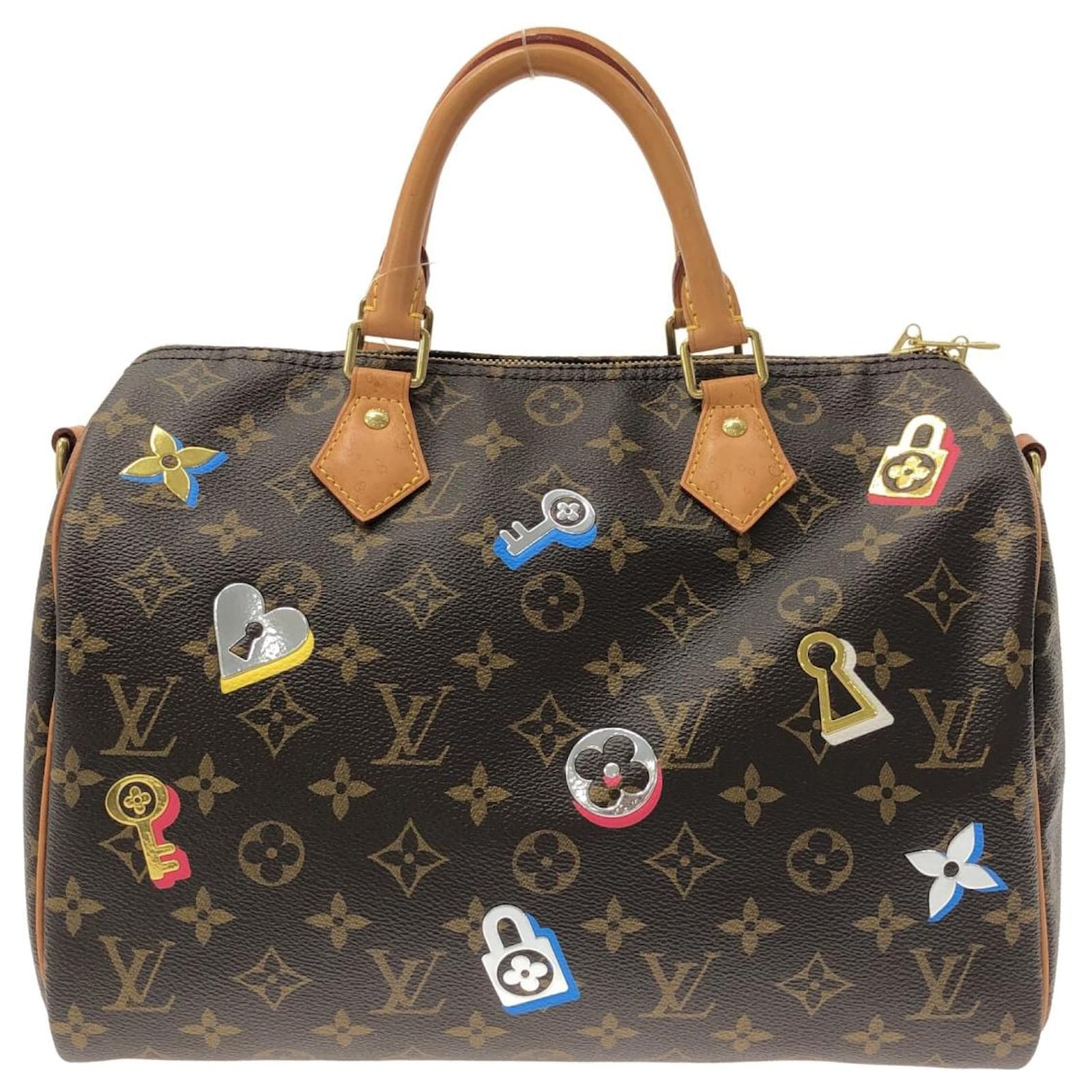 Handbags Louis Vuitton New Louis Vuitton Speedy Handbag 30 Sunshine Express Sequin M40798 Hand Bag