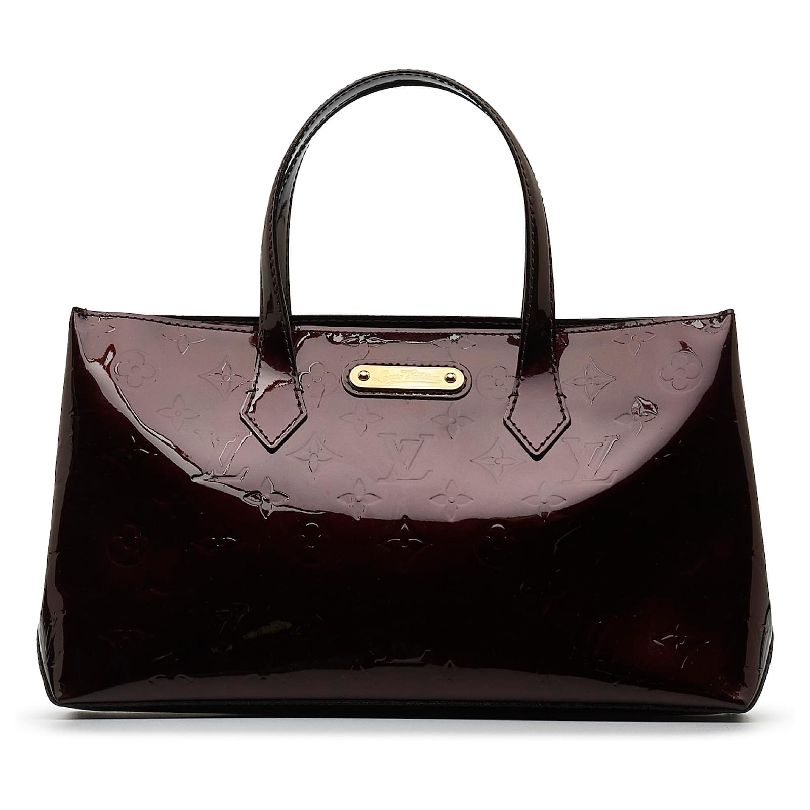 Louis Vuitton Monogram Vernis Wilshire PM M91723 Red Leather Patent leather  ref.1008192 - Joli Closet