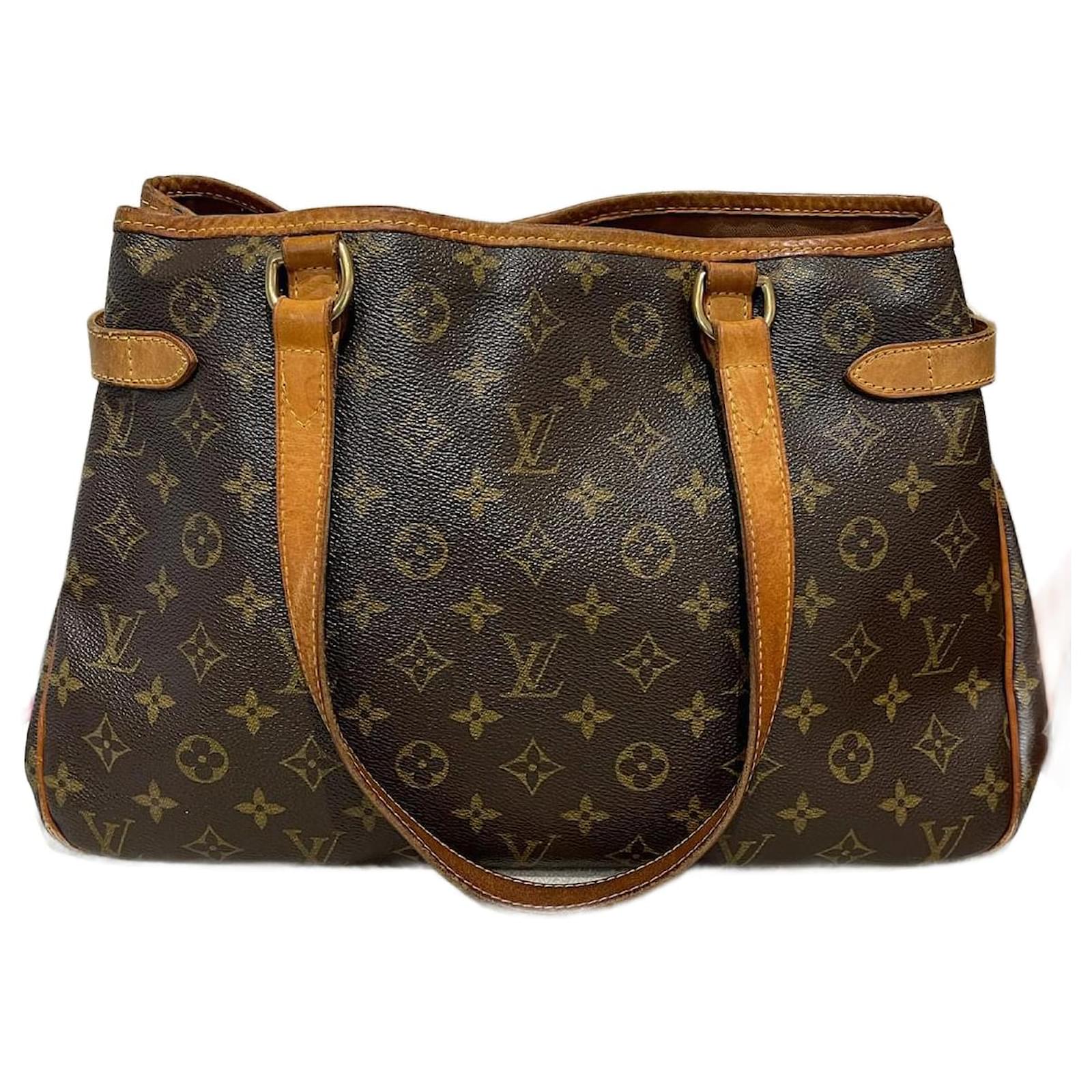 Siena cloth handbag Louis Vuitton Brown in Cloth - 35628923