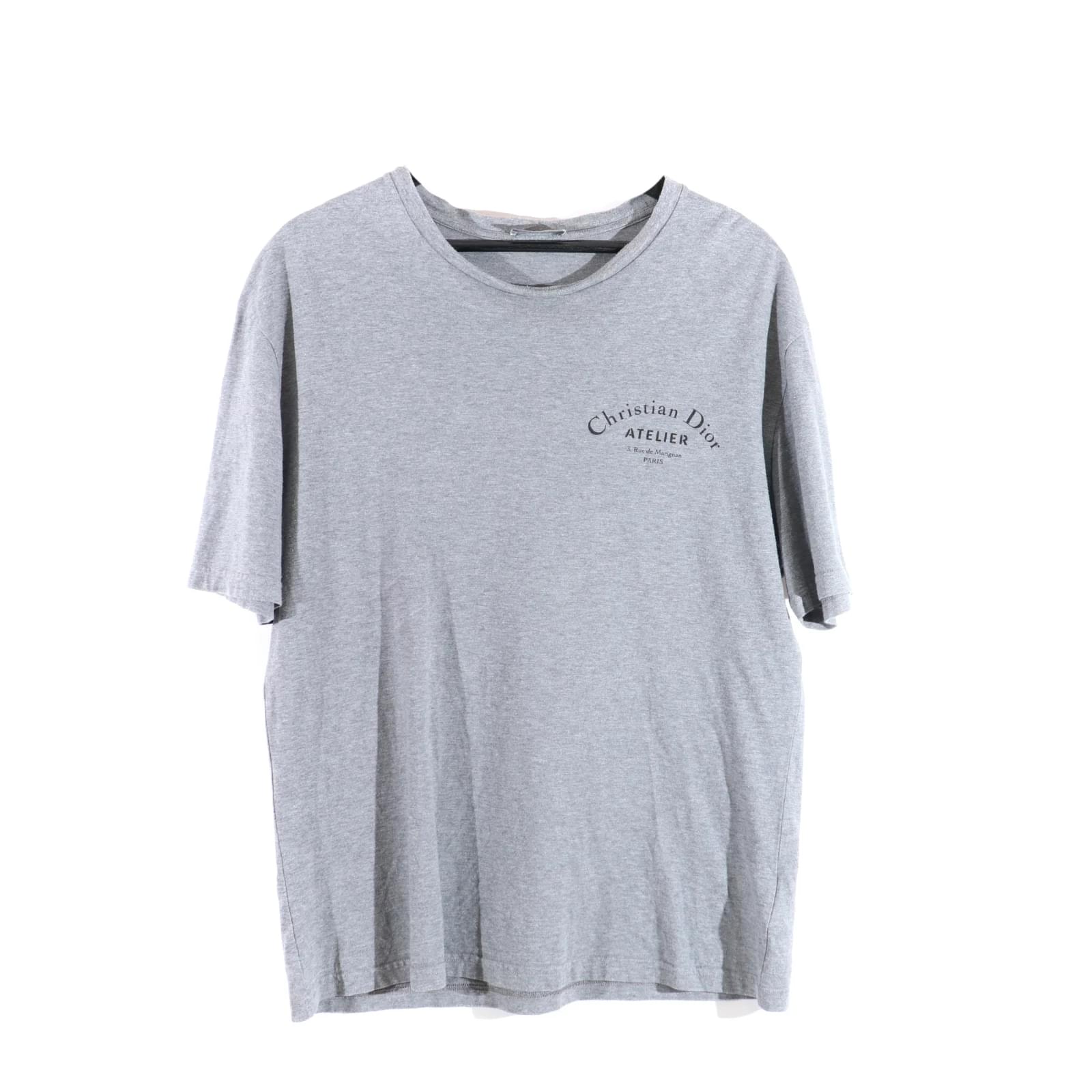 DIOR - Gray Atelier T-shirt (M) Grey Cotton ref.1041139 - Joli Closet