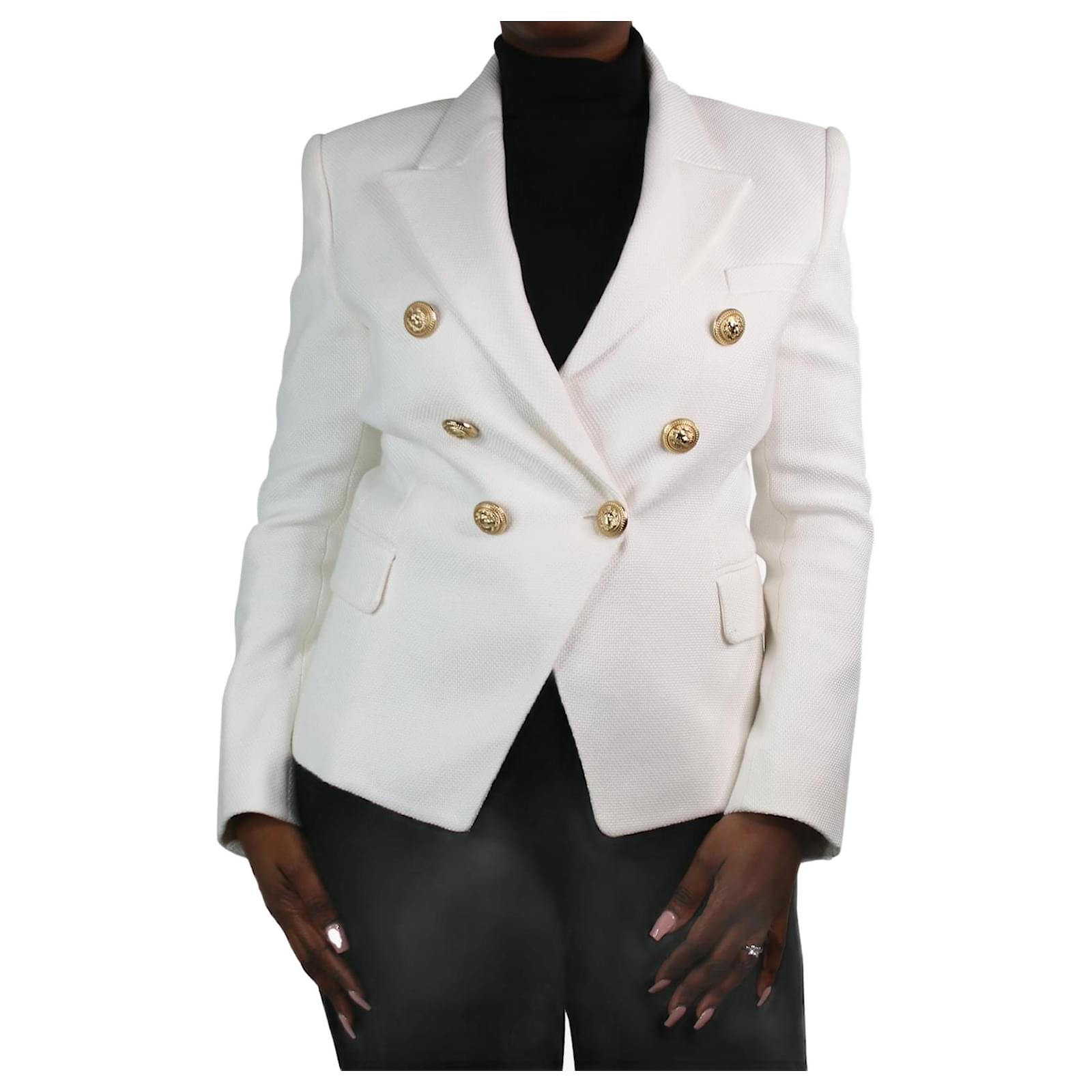 Balmain clearance white blazer