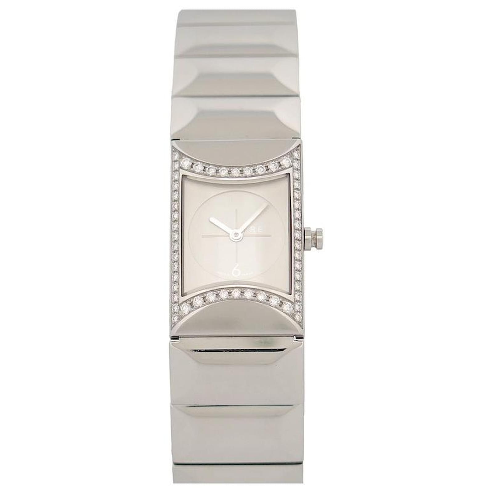 Fred Force 10 stainless steel and diamonds watch