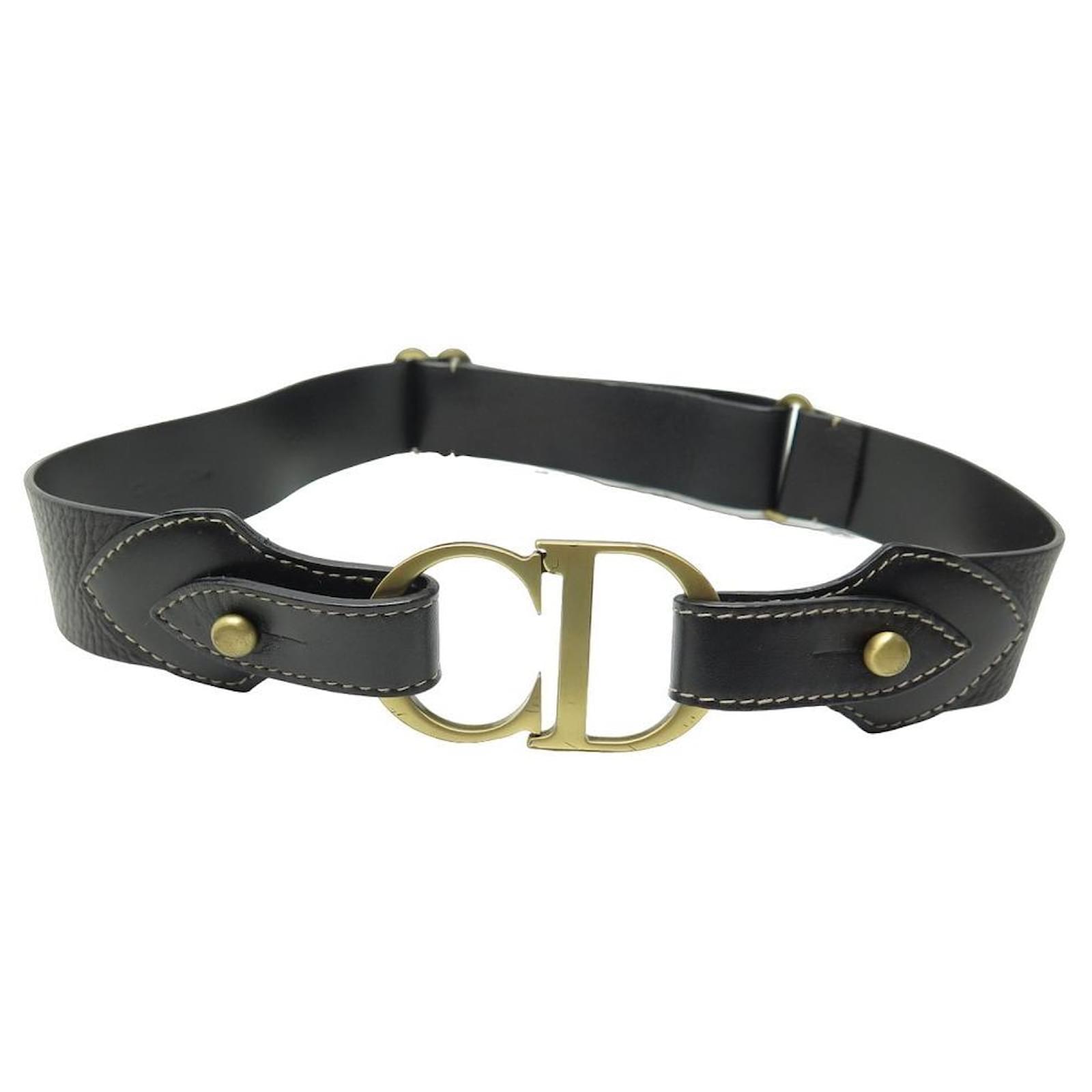 DIOR CDロゴブラックベルト75
