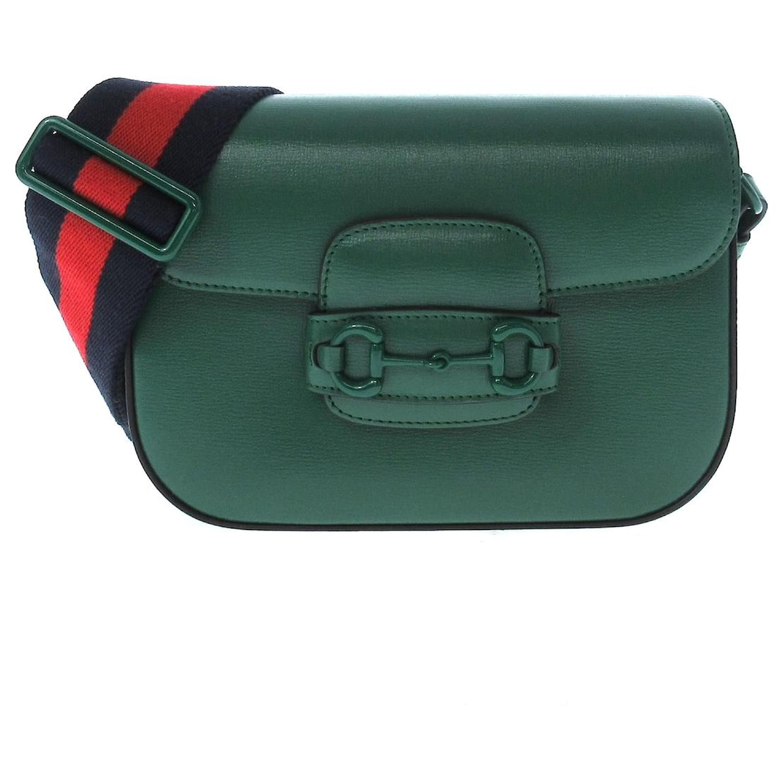 Gucci Horsebit Green Leather ref.1042269 Joli Closet