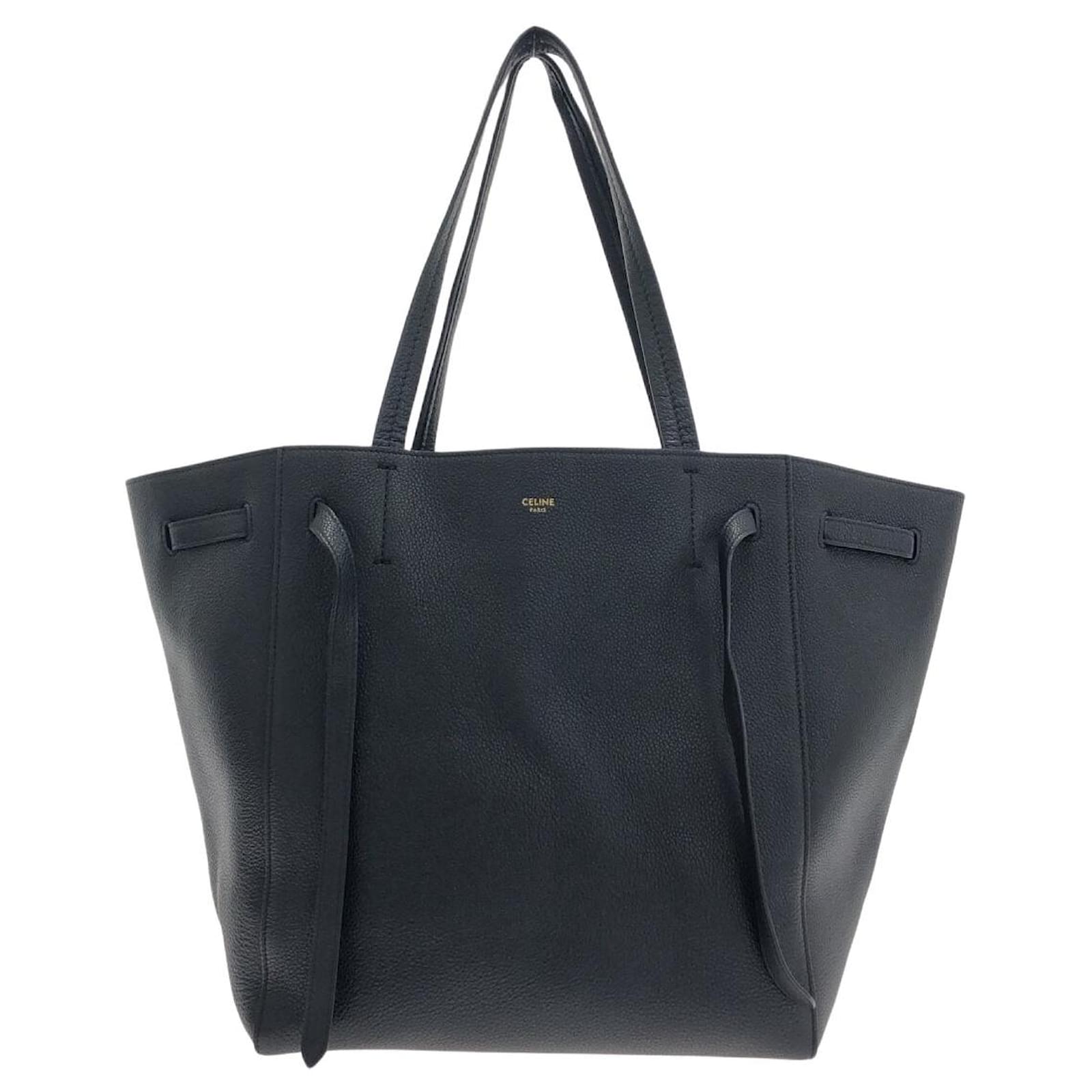 celine cabas tote black