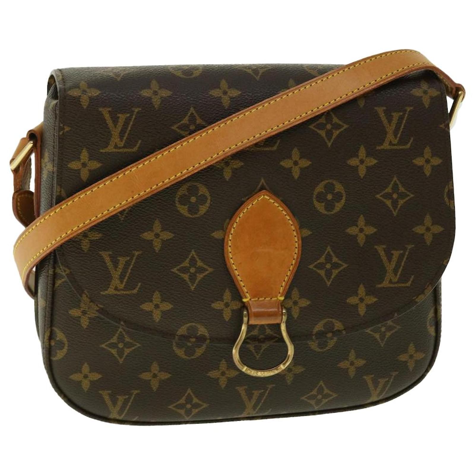 LOUIS VUITTON Monogram Saint Cloud GM Shoulder Bag M51242 LV Auth