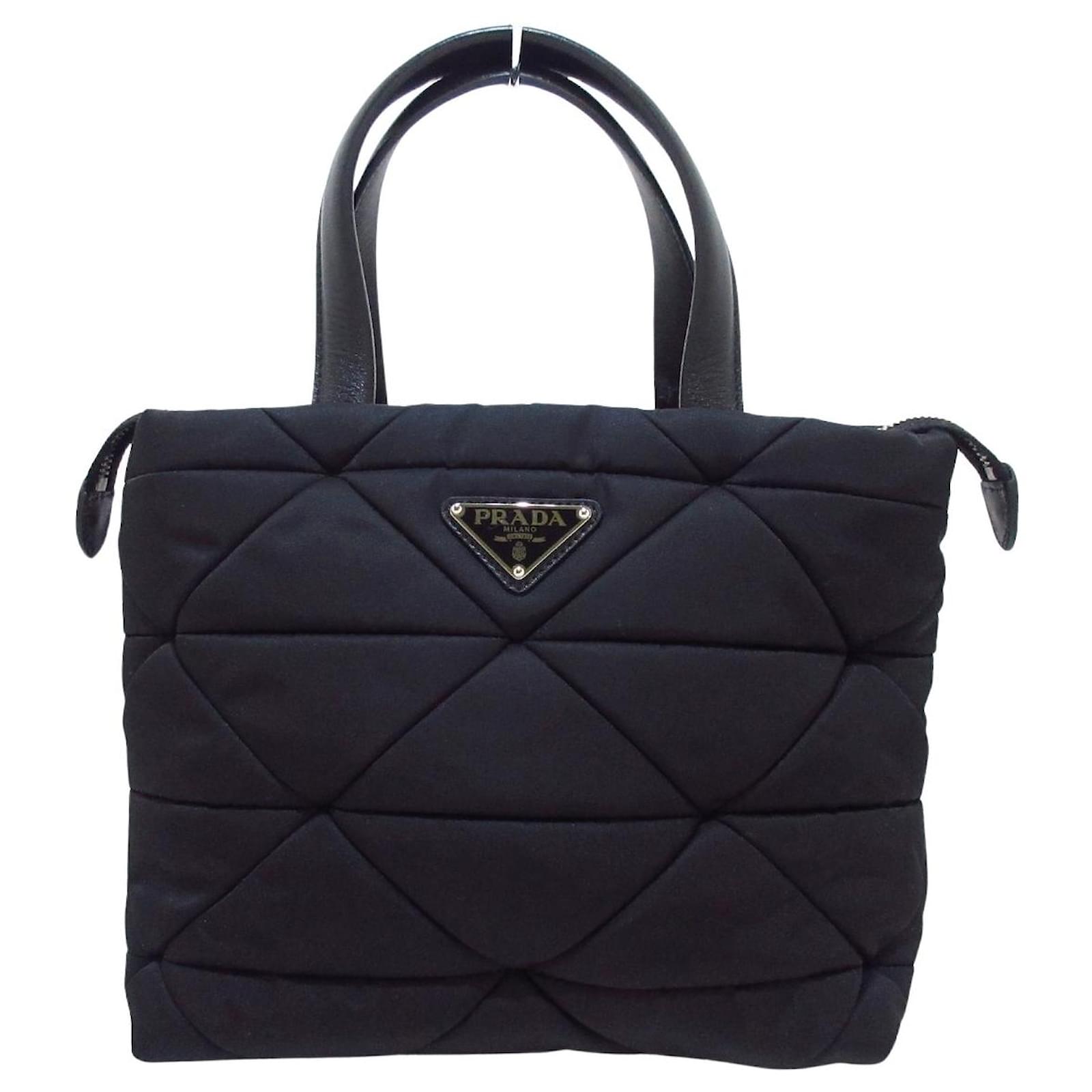 Tote Prada Re-Nylon Black Synthetic ref.1042586 - Joli Closet