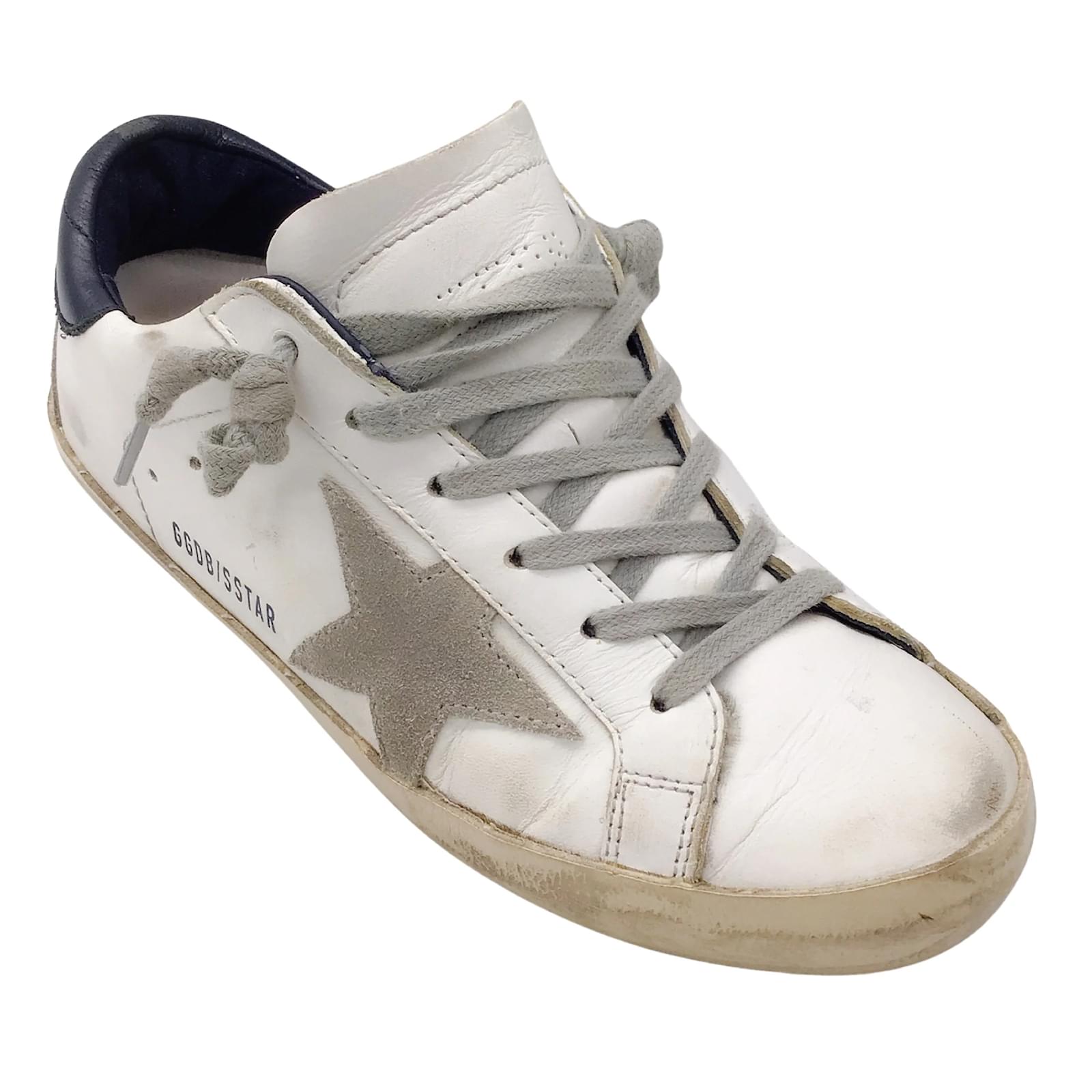 Navy golden goose on sale sneakers