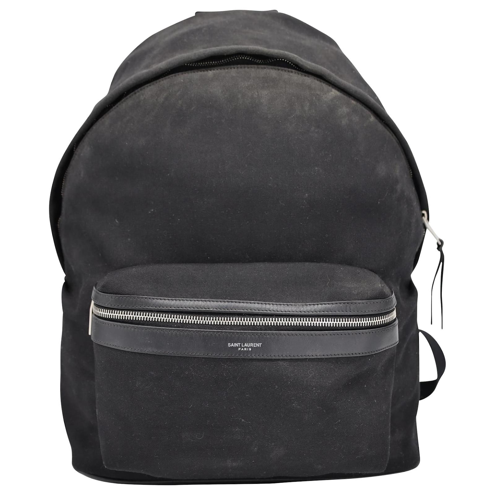 Saint laurent black city laptop outlet backpack