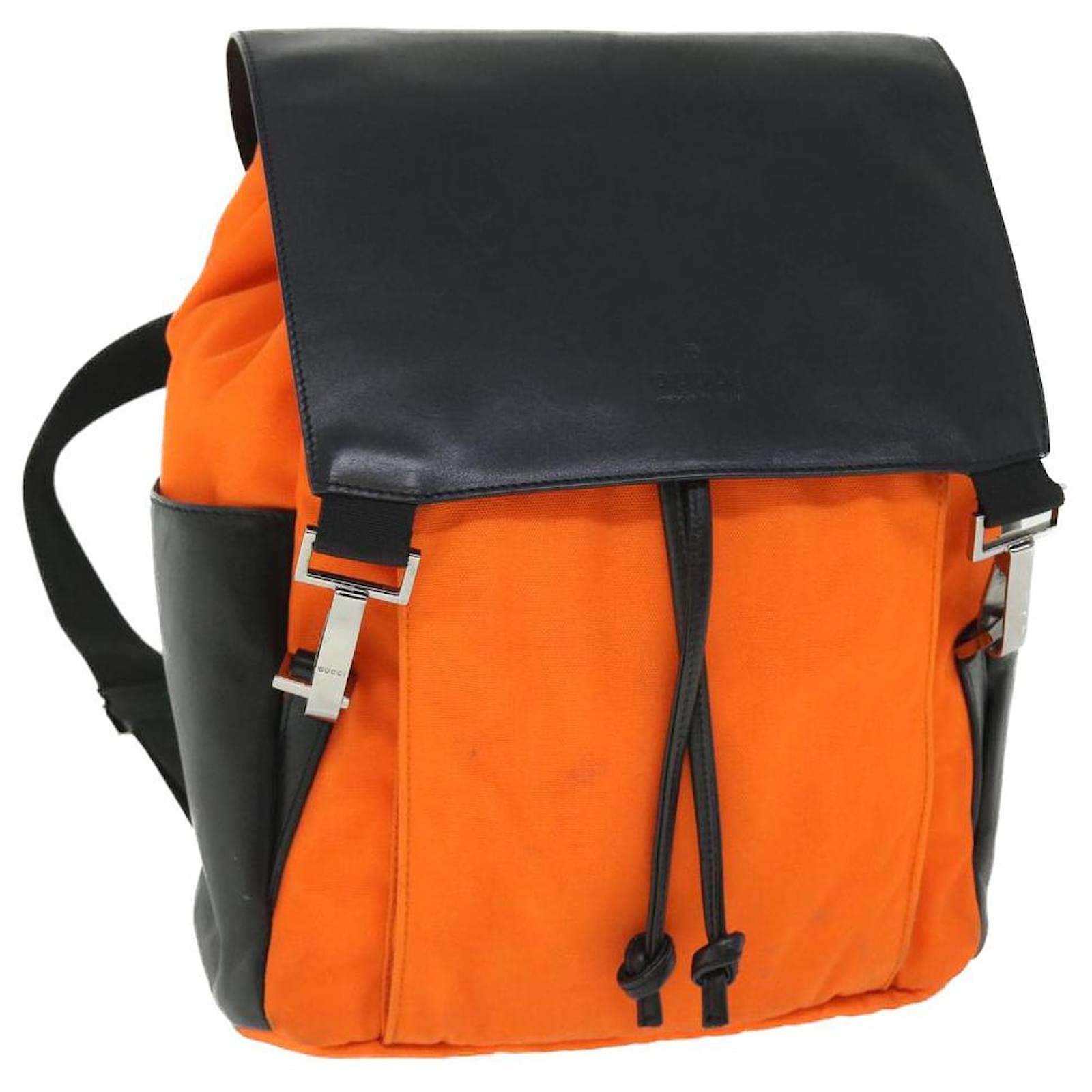 Gucci discount orange backpack