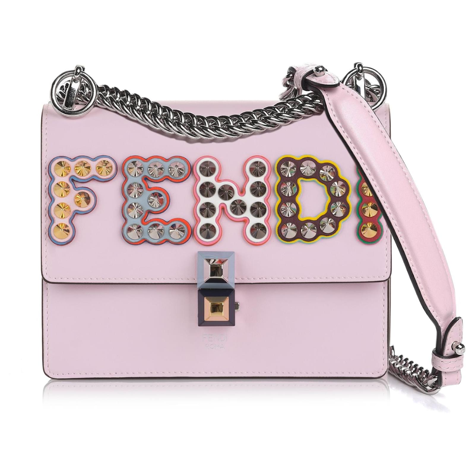 Fendi Zucca Small U Kan Chain Bag