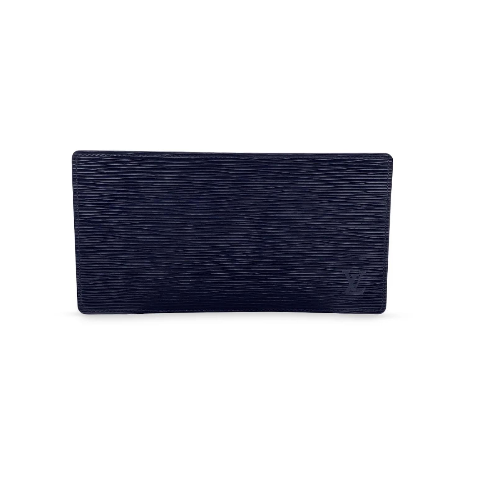 Louis Vuitton Unisex Monogram Malletier Bi Fold Wallet Gray Black