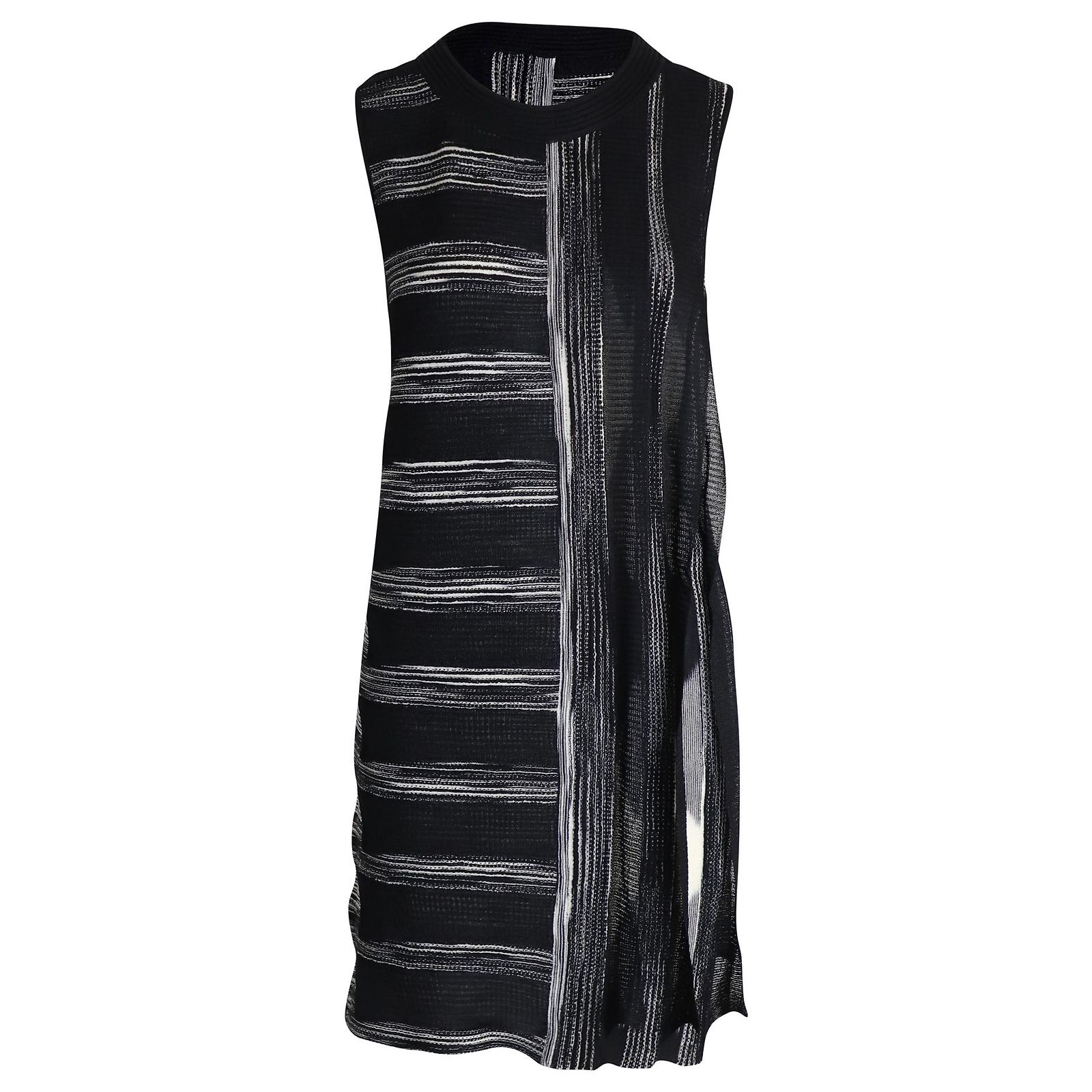 Robe Missoni Dos Nu Multicolore Rayée - Taille 4 (US), Manches 3/4, Parfaite Pour Soirée - Occasion Comme Neuve