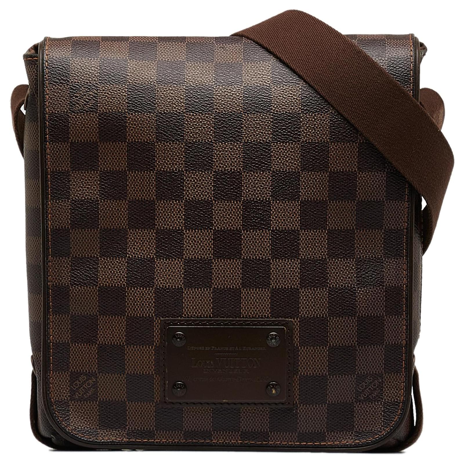 Sac Louis Vuitton Brooklyn PM en toile damier