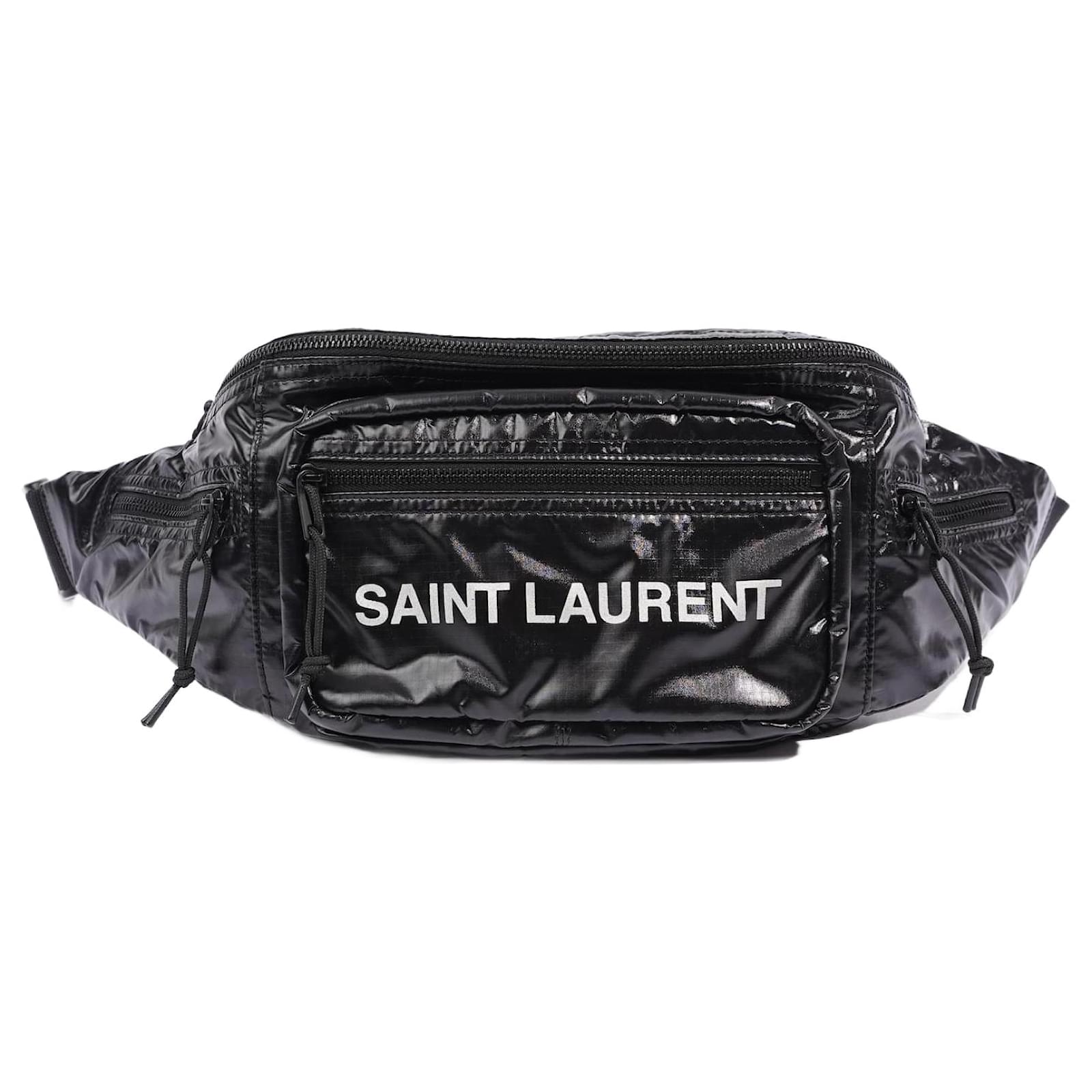 Saint Laurent Nuxx Crossbody Black Nylon Cloth ref.1045872 - Joli