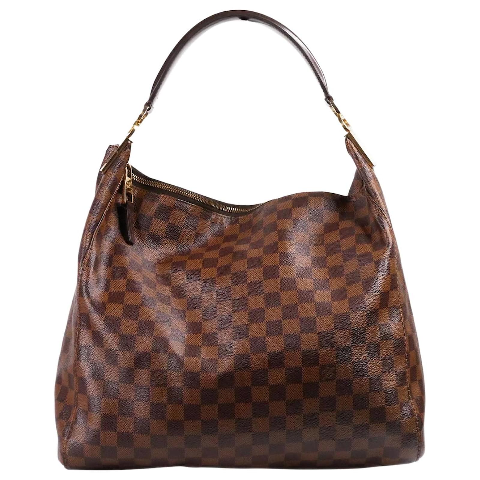 LOUIS VUITTON Damier Portobello Brown N45271 Ladies Canvas Shoulder Ba