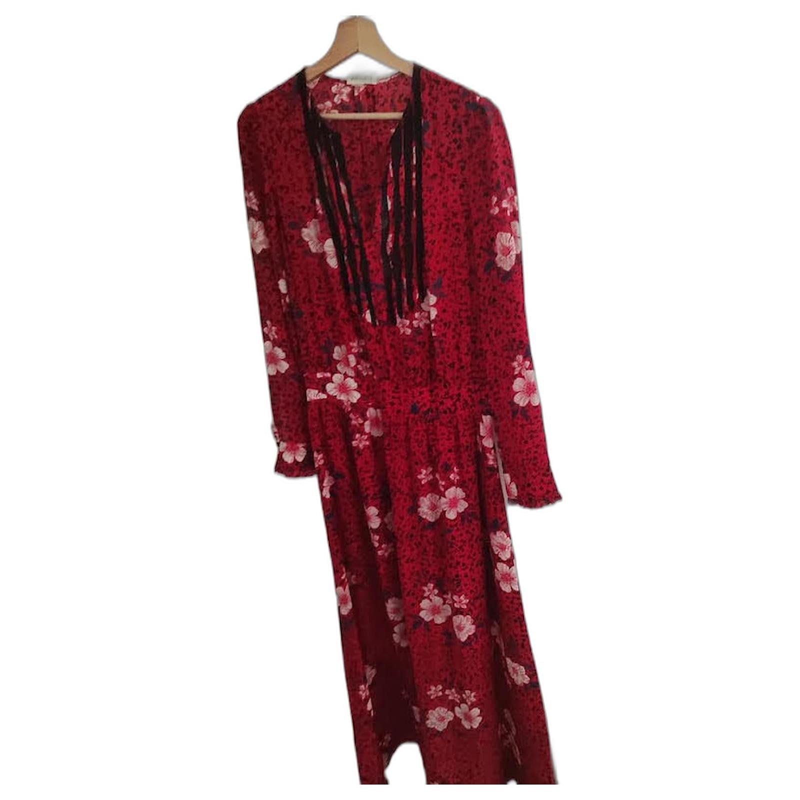 Zadig Voltaire Dresses Red Silk Joli Closet