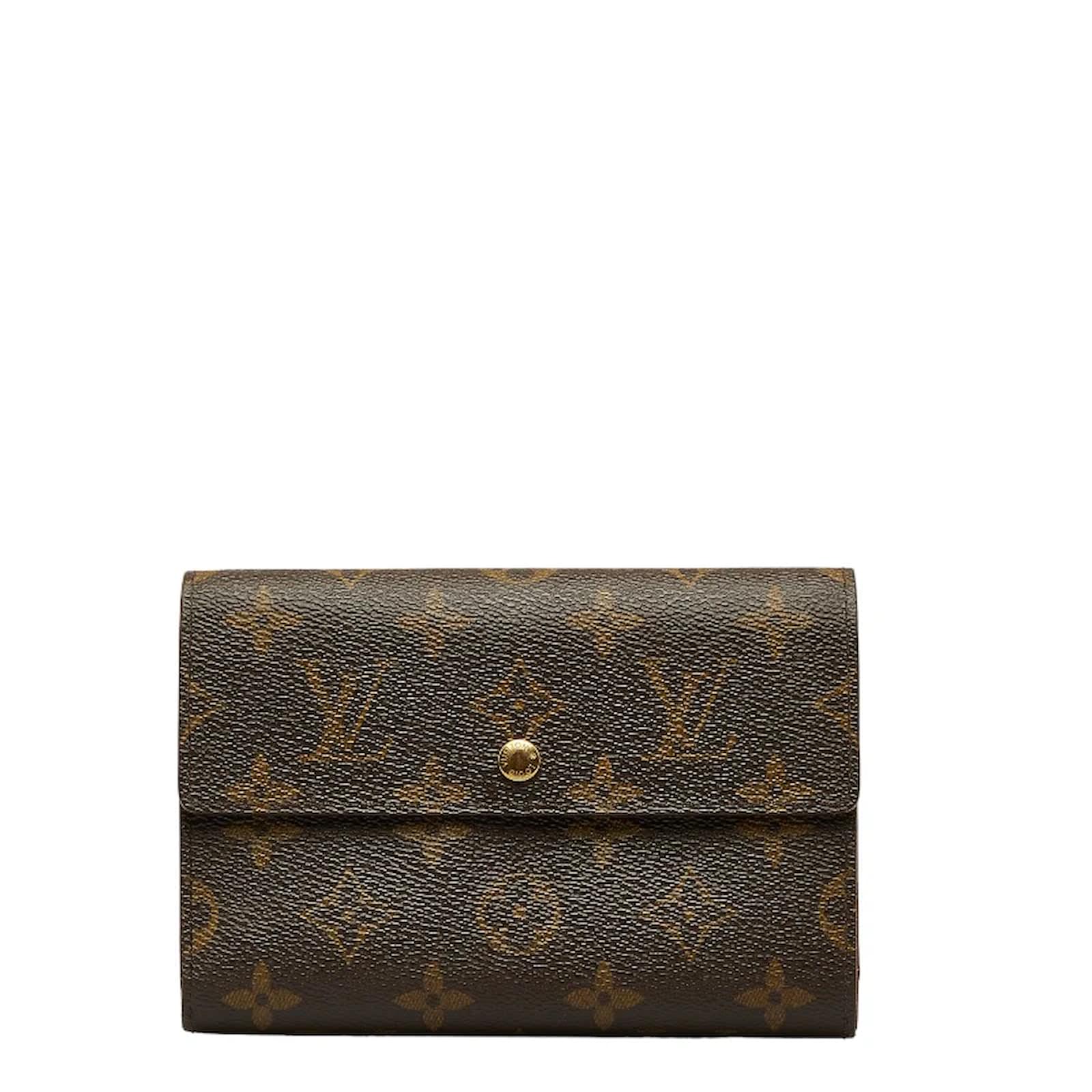 LOUIS VUITTON wallet M61202 Porte Tresor Etui Papie Monogram canvas Br –