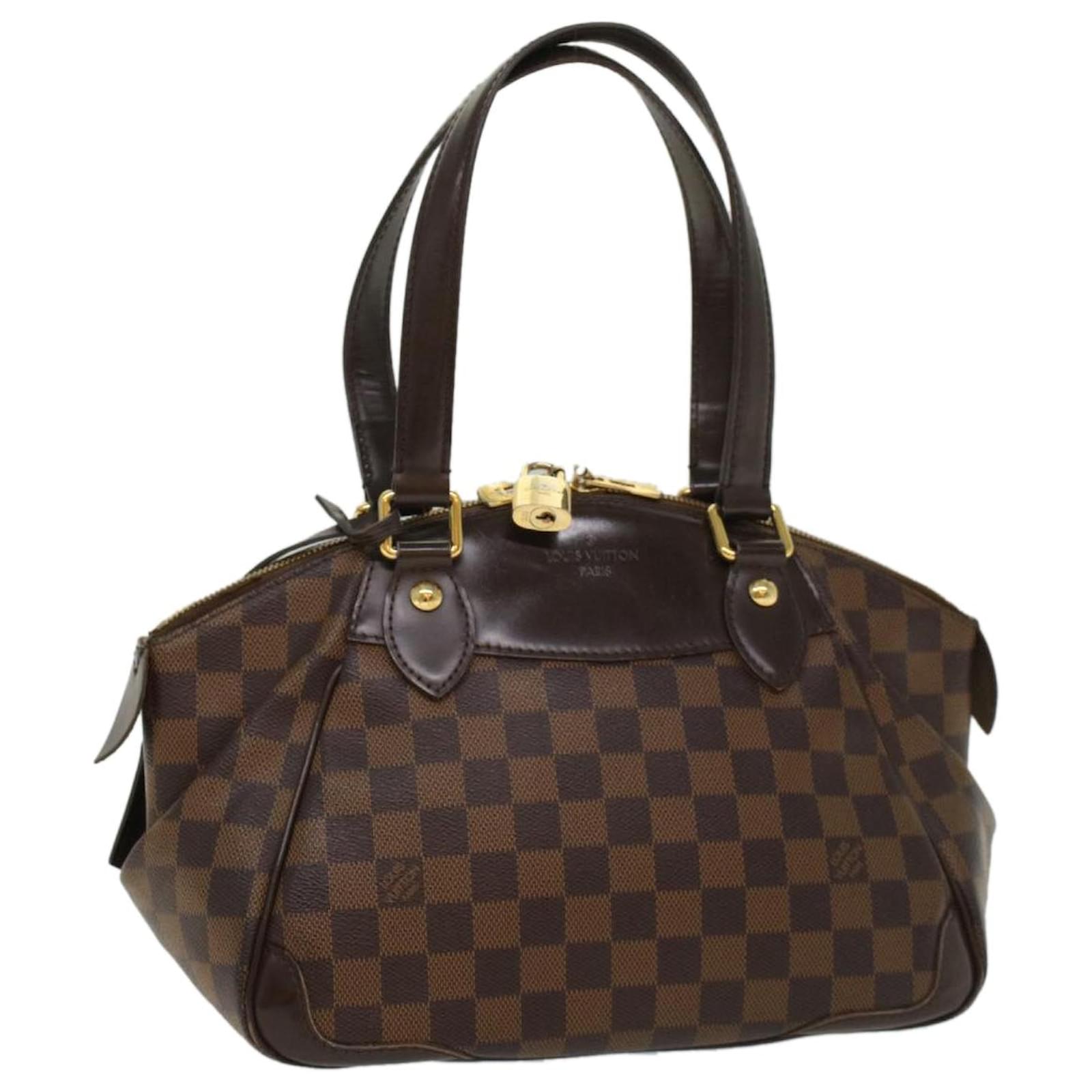 LOUIS VUITTON Damier Ebene Verona PM Satchel Bag