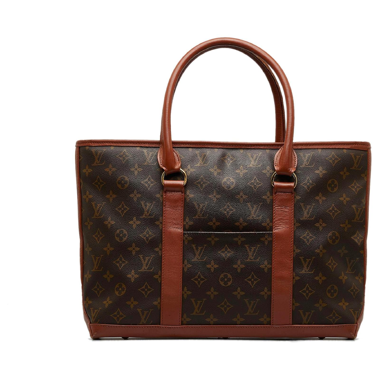 Louis Vuitton Brown Monogram Sac Weekend PM Cloth ref.1047651 - Joli Closet