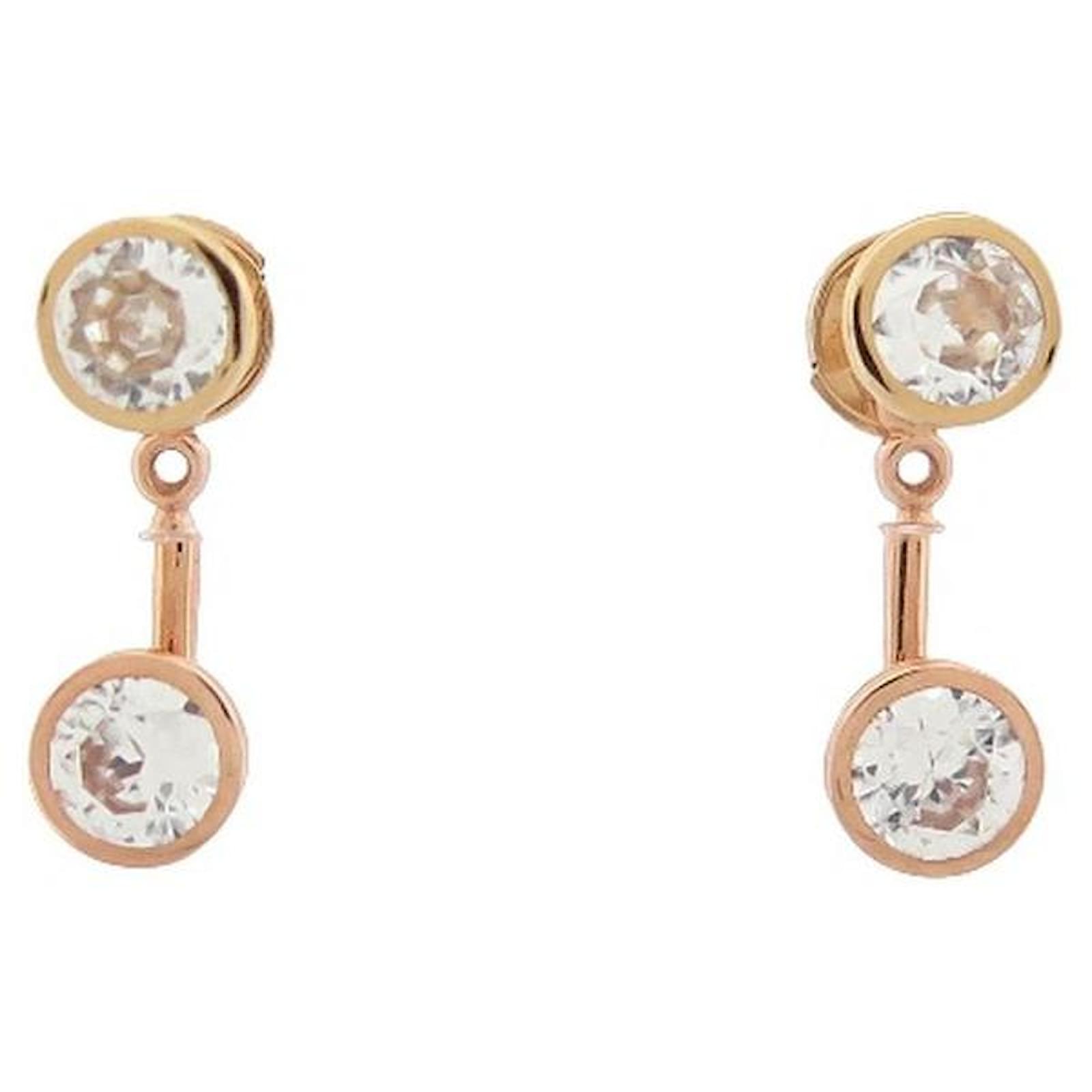 Boucles D'oreilles PANDORA - Argent Massif - Clous - Style Boucle