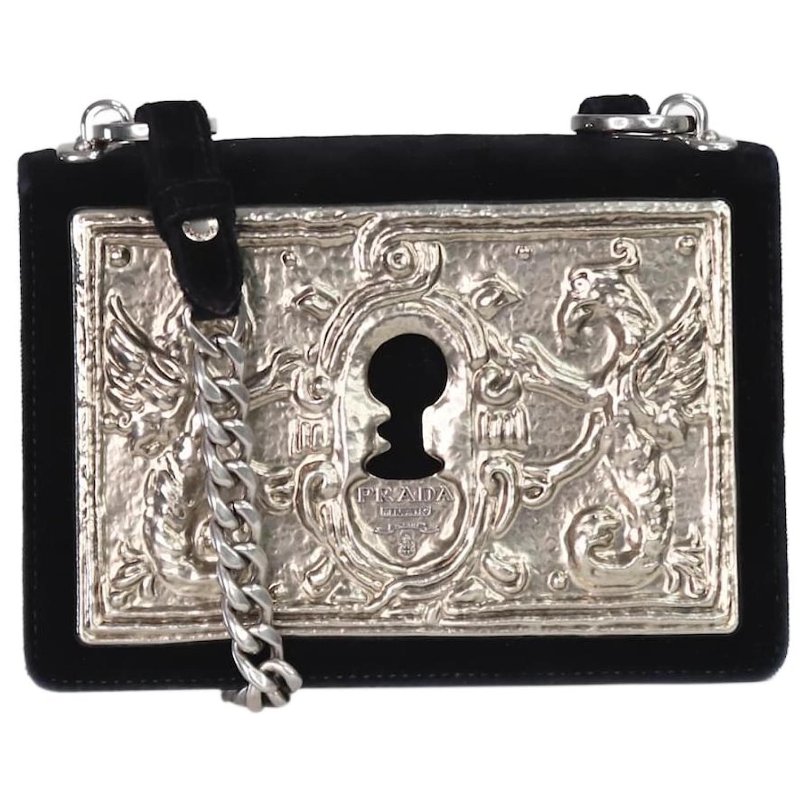 Prada Taschen Prada Tasche Samt Prada Schwarze Cahier - Main Image