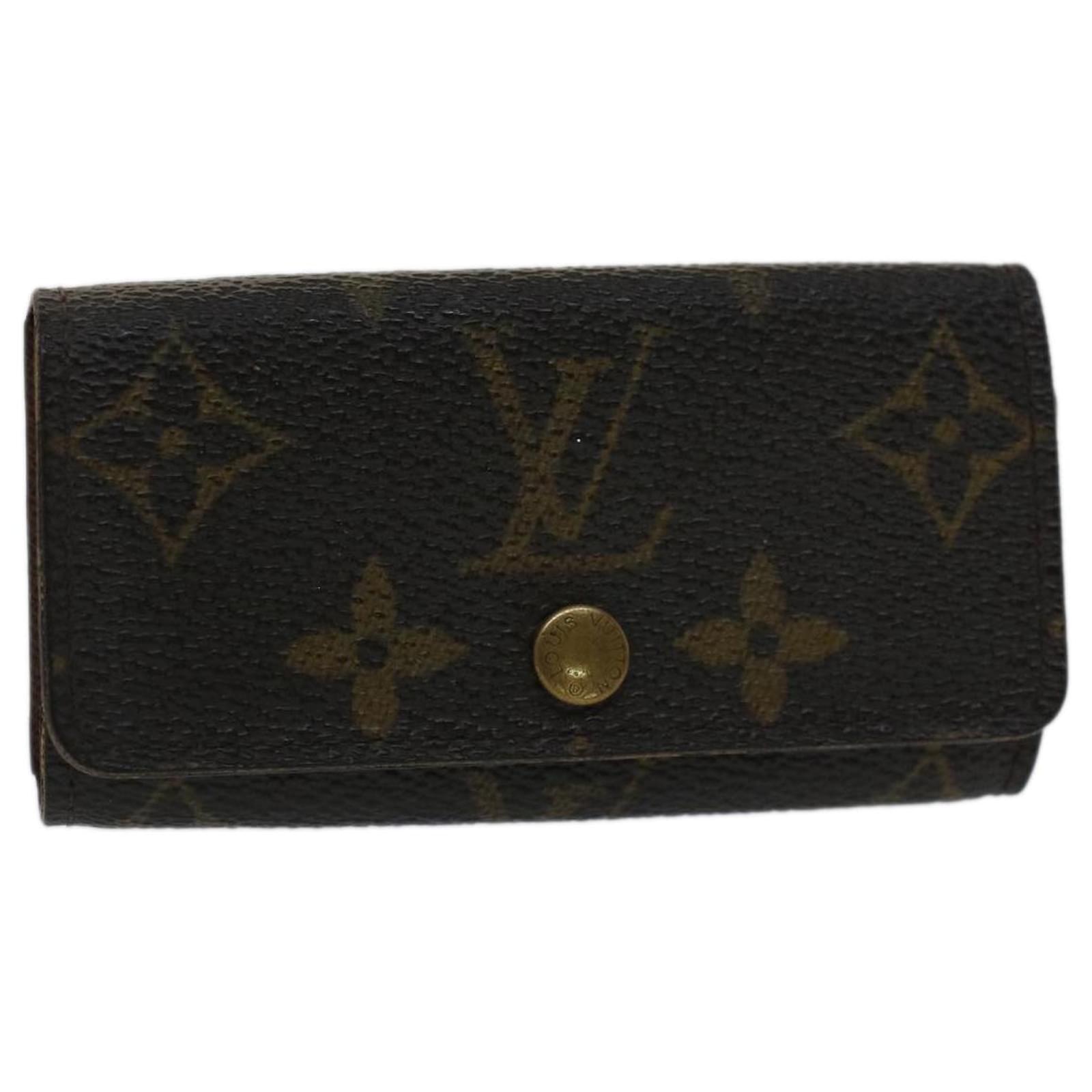 Authentic Louis Vuitton Monogram Multicles 4 Four Hooks Key Case M62631 LV  6995E