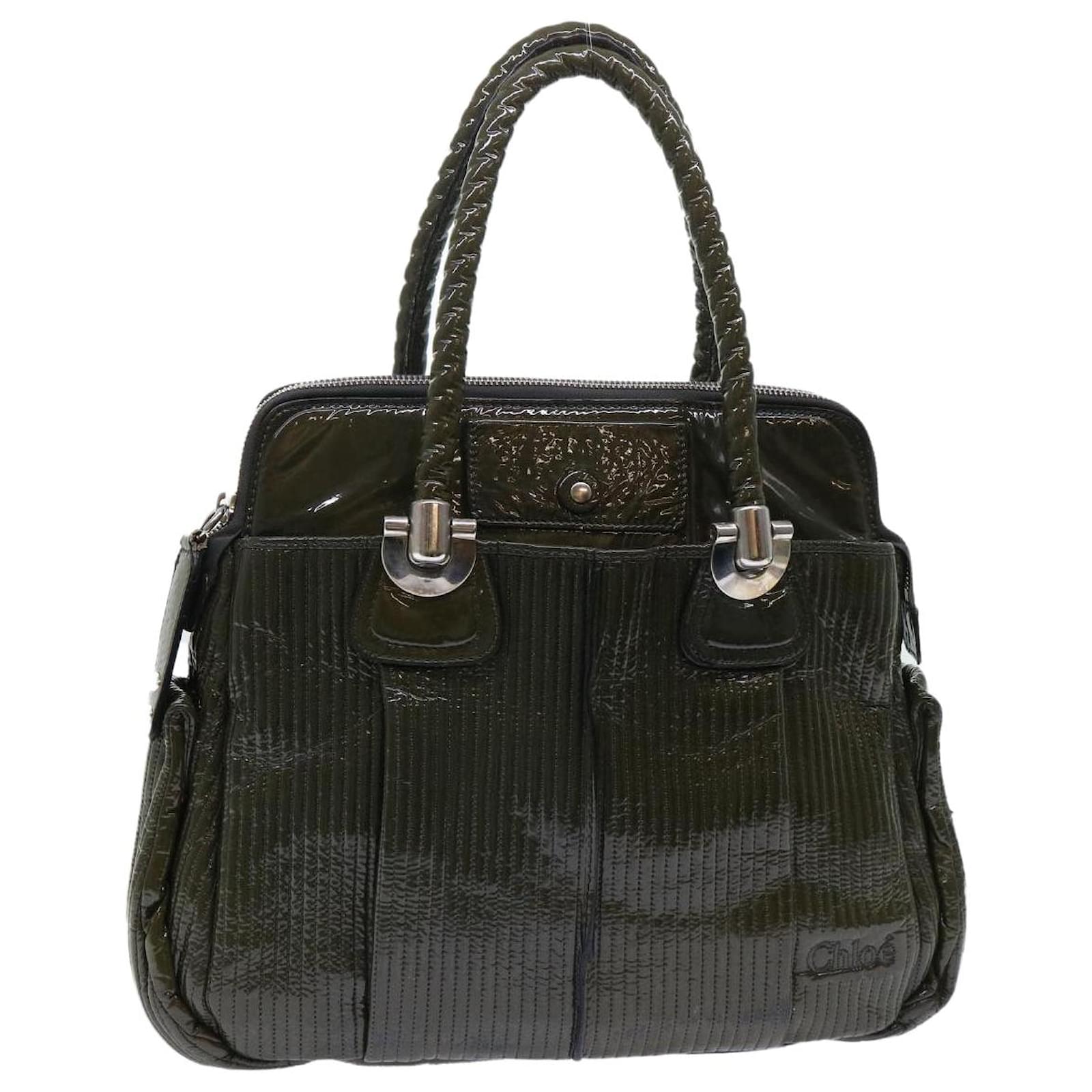 Chloe Eloise Black Leather Satchel Bag