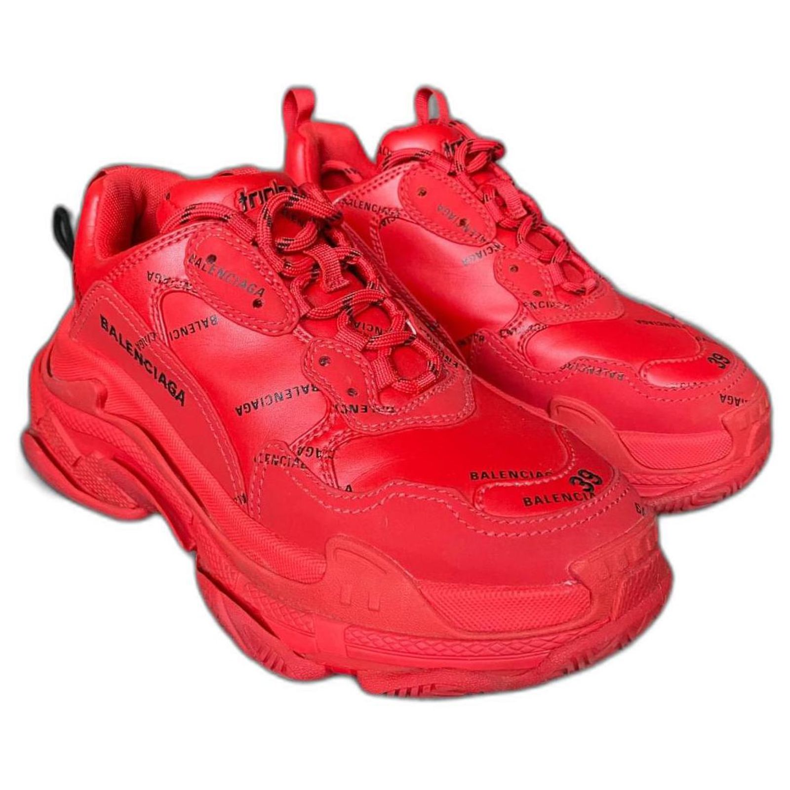 Balenciaga Triple S Red ref.1048617 - Joli Closet