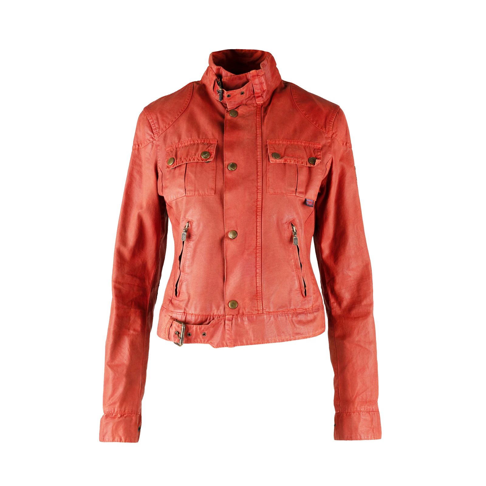 Veste Motarde Belstaff Femme - Coton écru, Doublure Viscose - Taille 40 Occasion