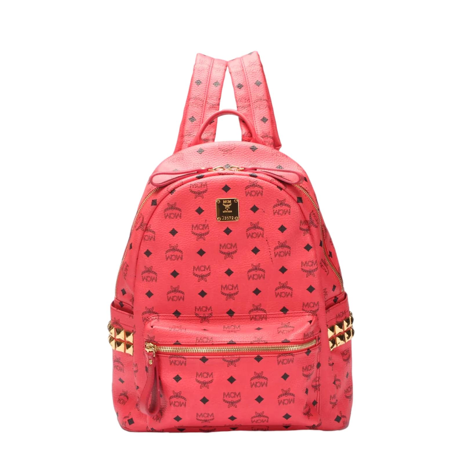 Pink mcm bookbag online