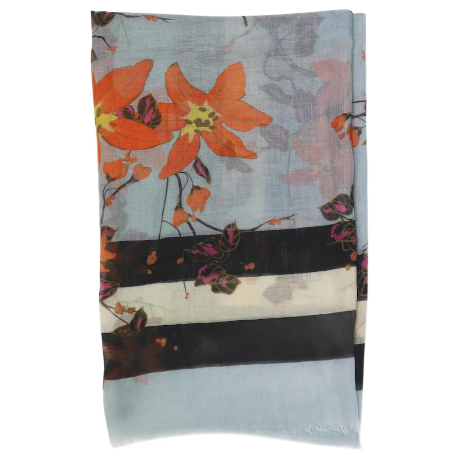 ETRO floral-print scarf - Orange