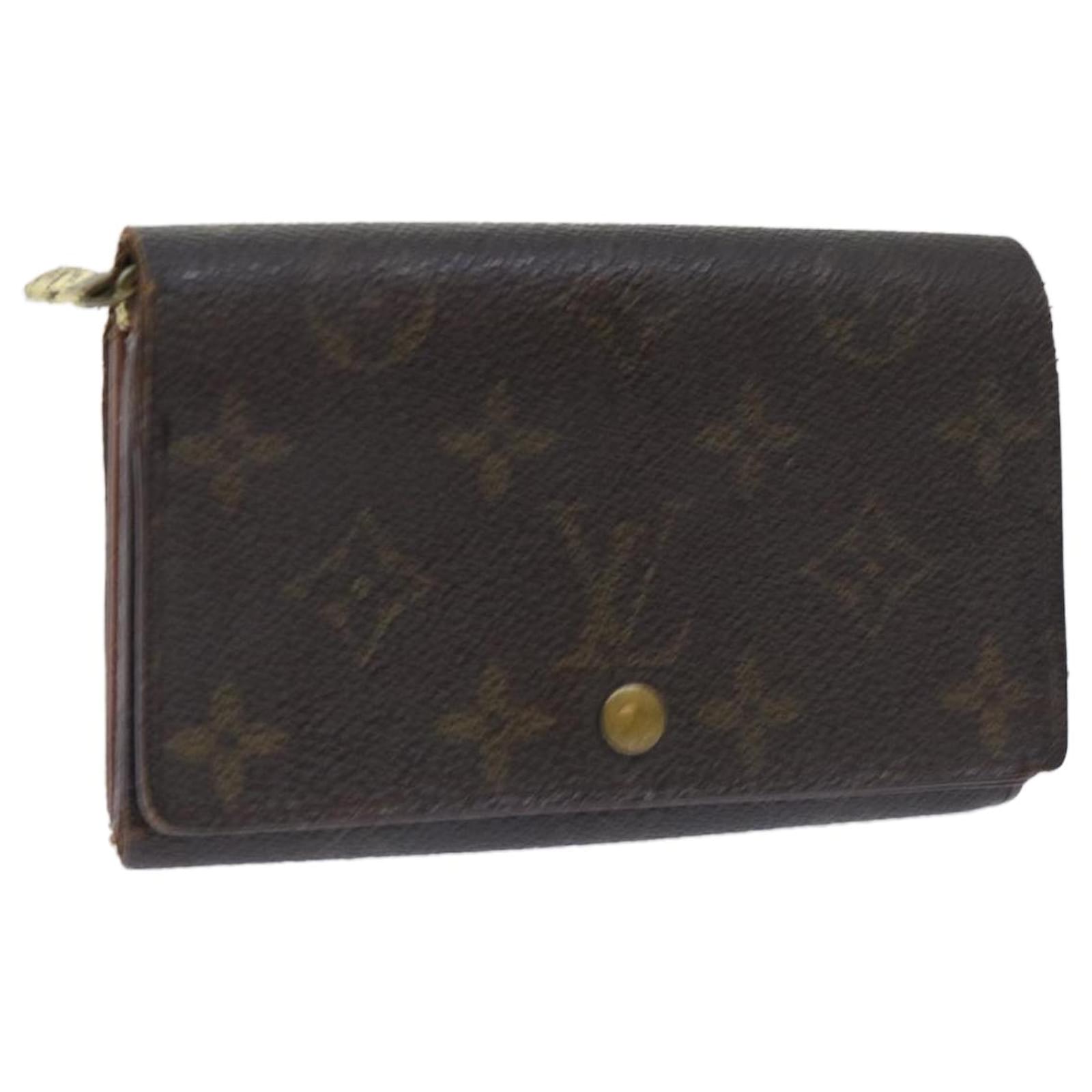 Louis Vuitton Brown Monogram top Billets Wallet