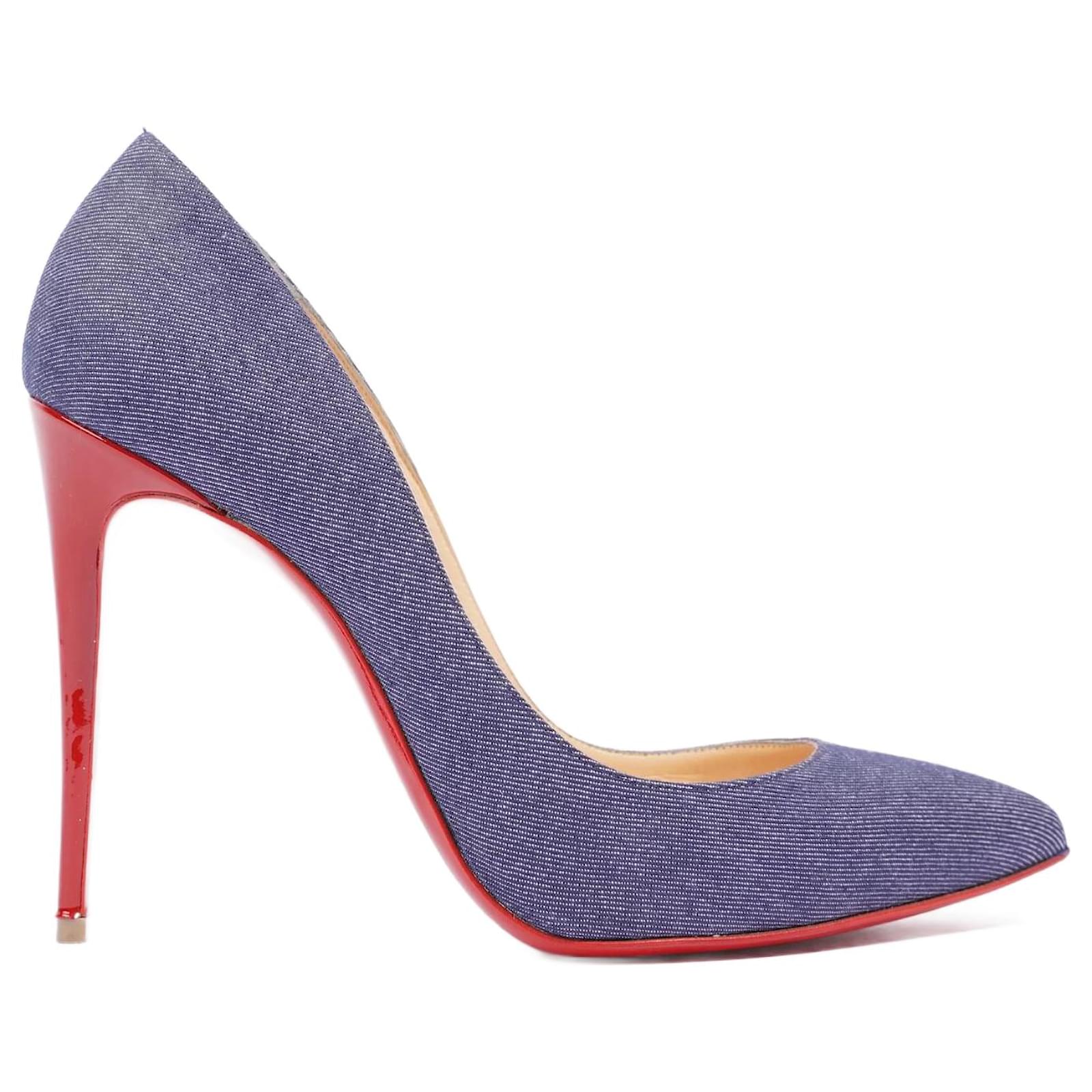 Louboutin best sale bleu femme