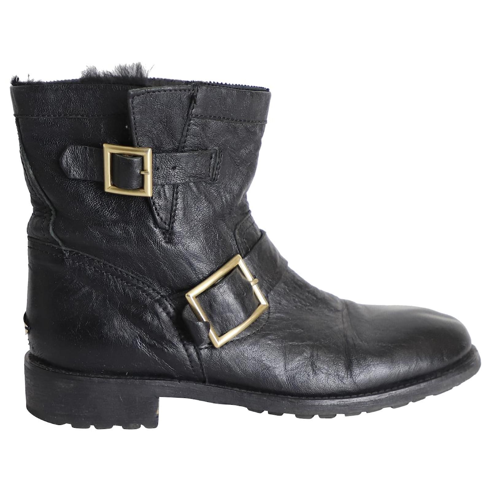 jimmy choo youth boots