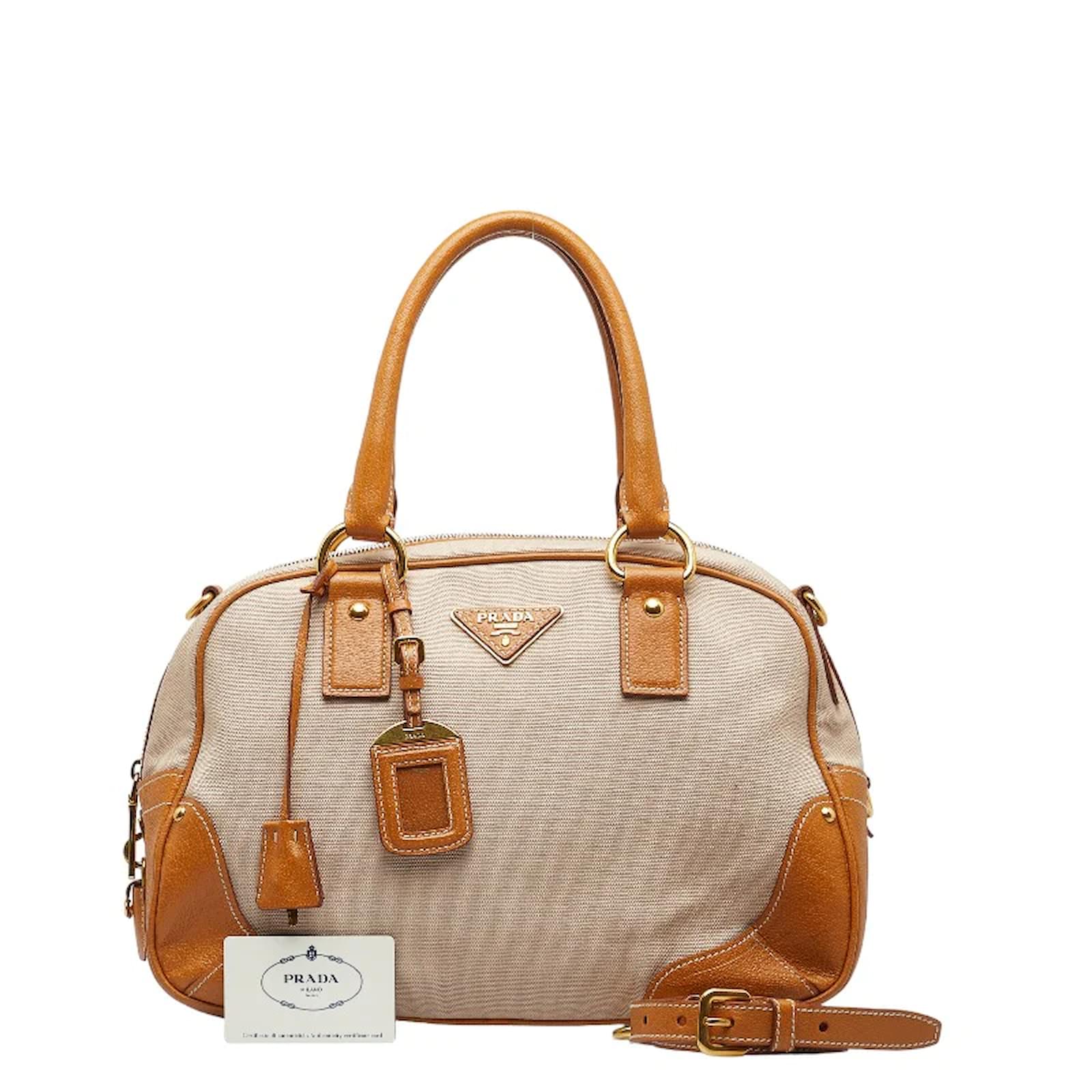 Brown prada clearance purse