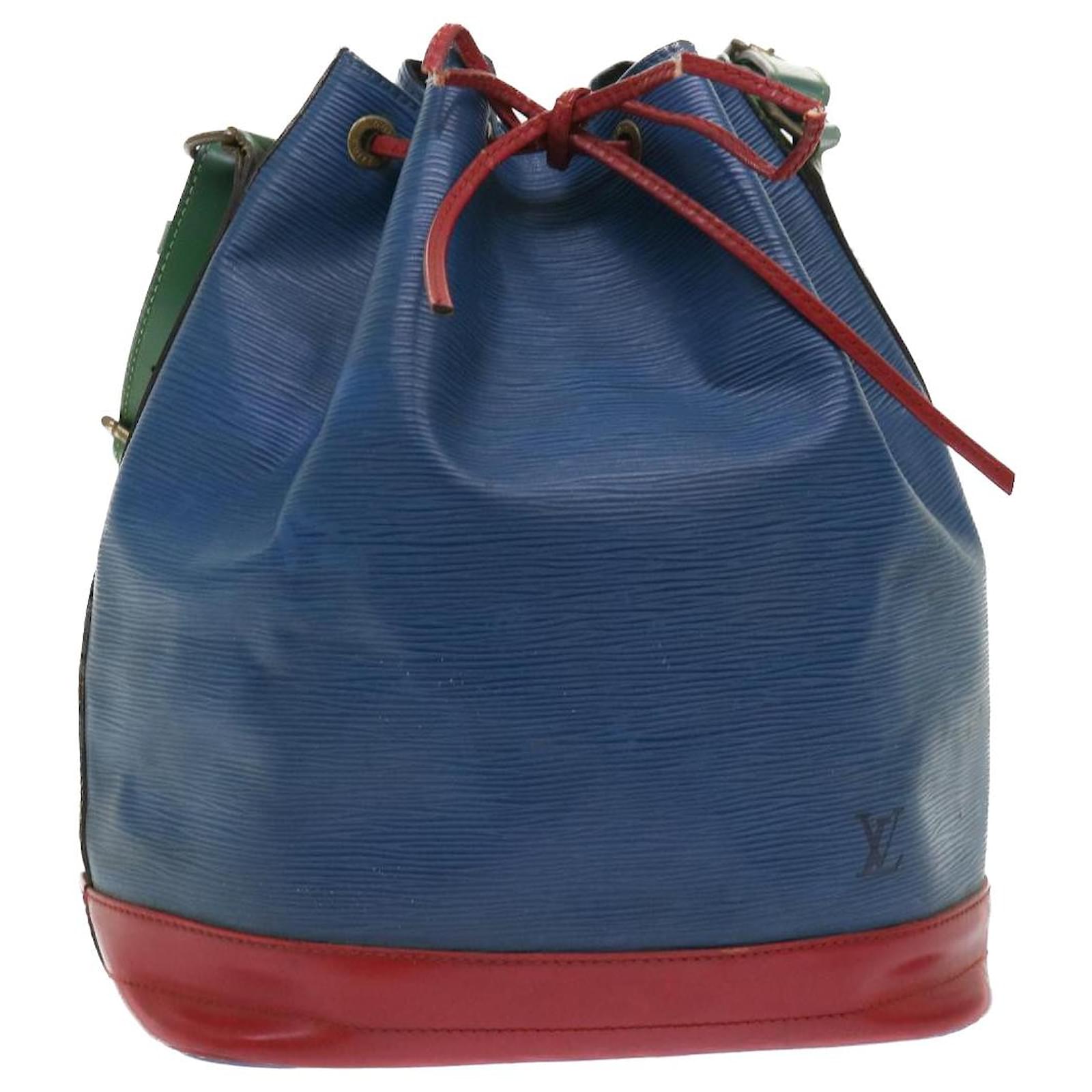 LOUIS VUITTON Epi Tricolor Noe Shoulder Bag Blue Red Green M44082 LV Auth  lt292