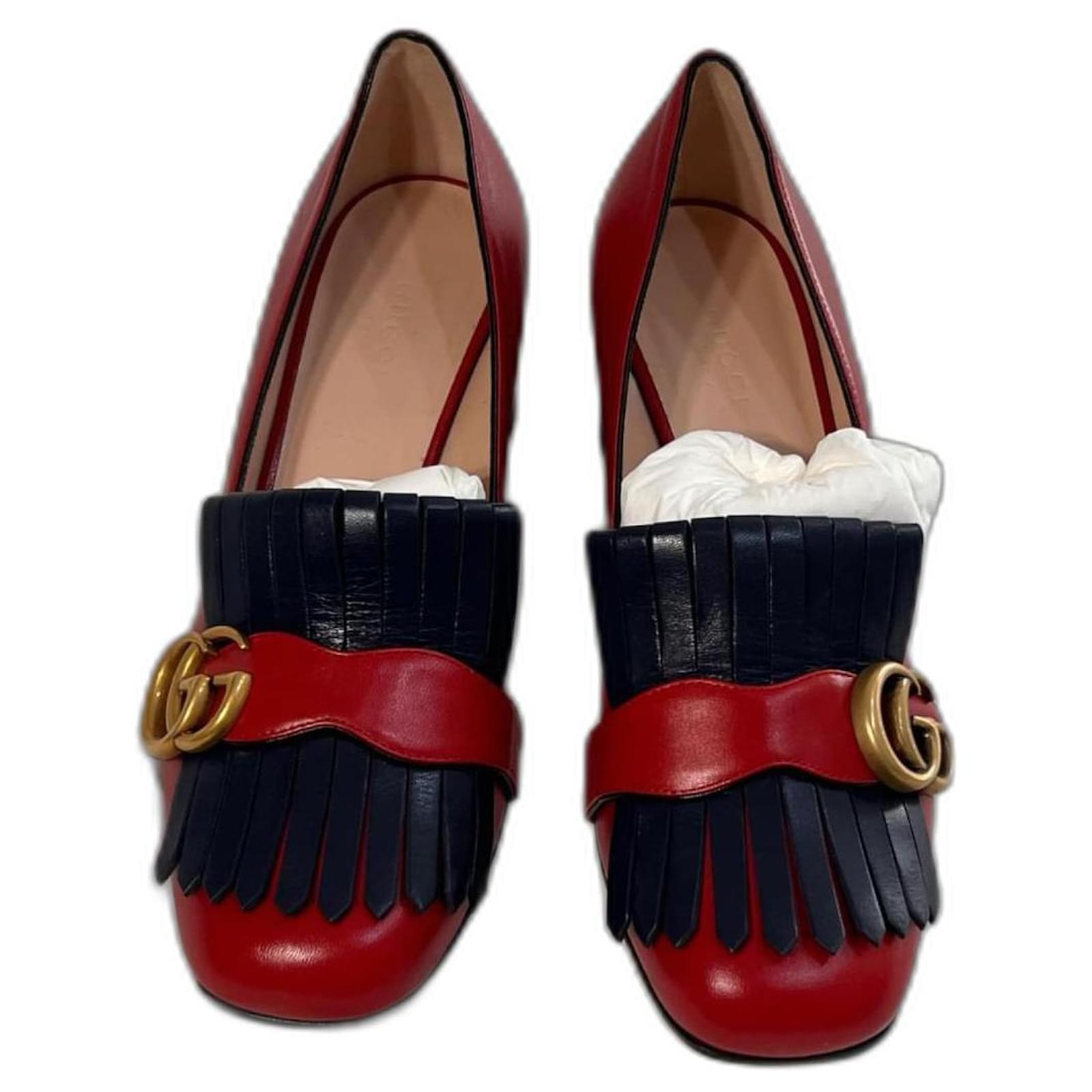 Gucci marmont white on sale shoes