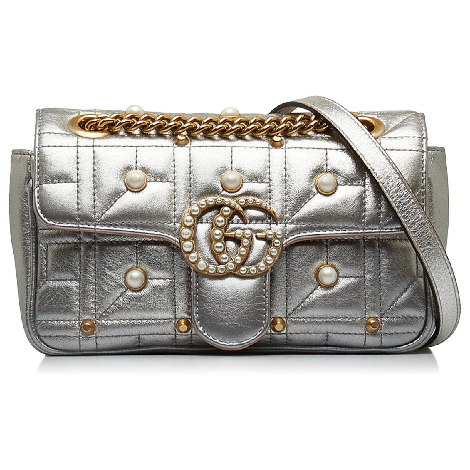 Gucci silver crossbody sale