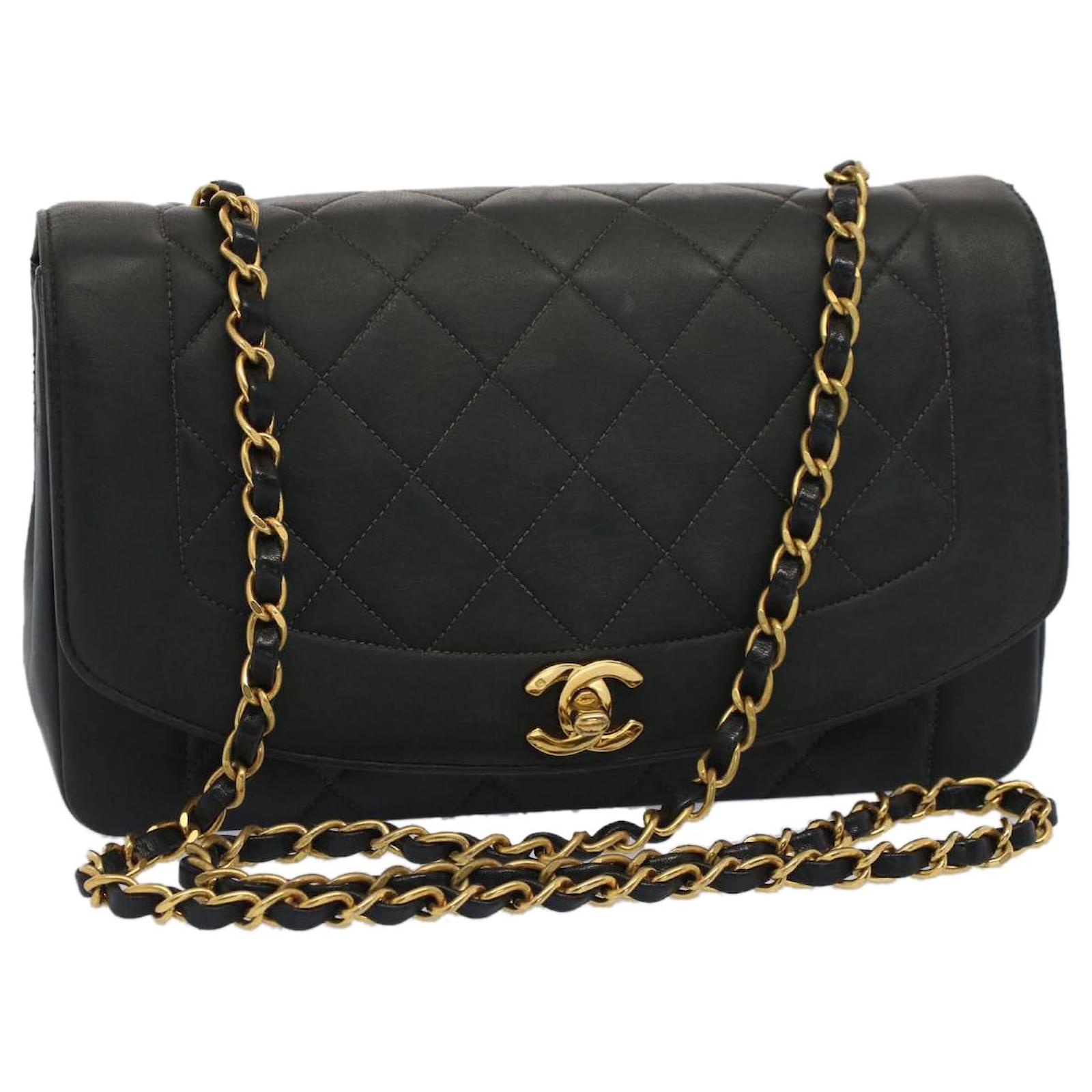 Chanel Diana Black Leather ref.1051661 - Joli Closet