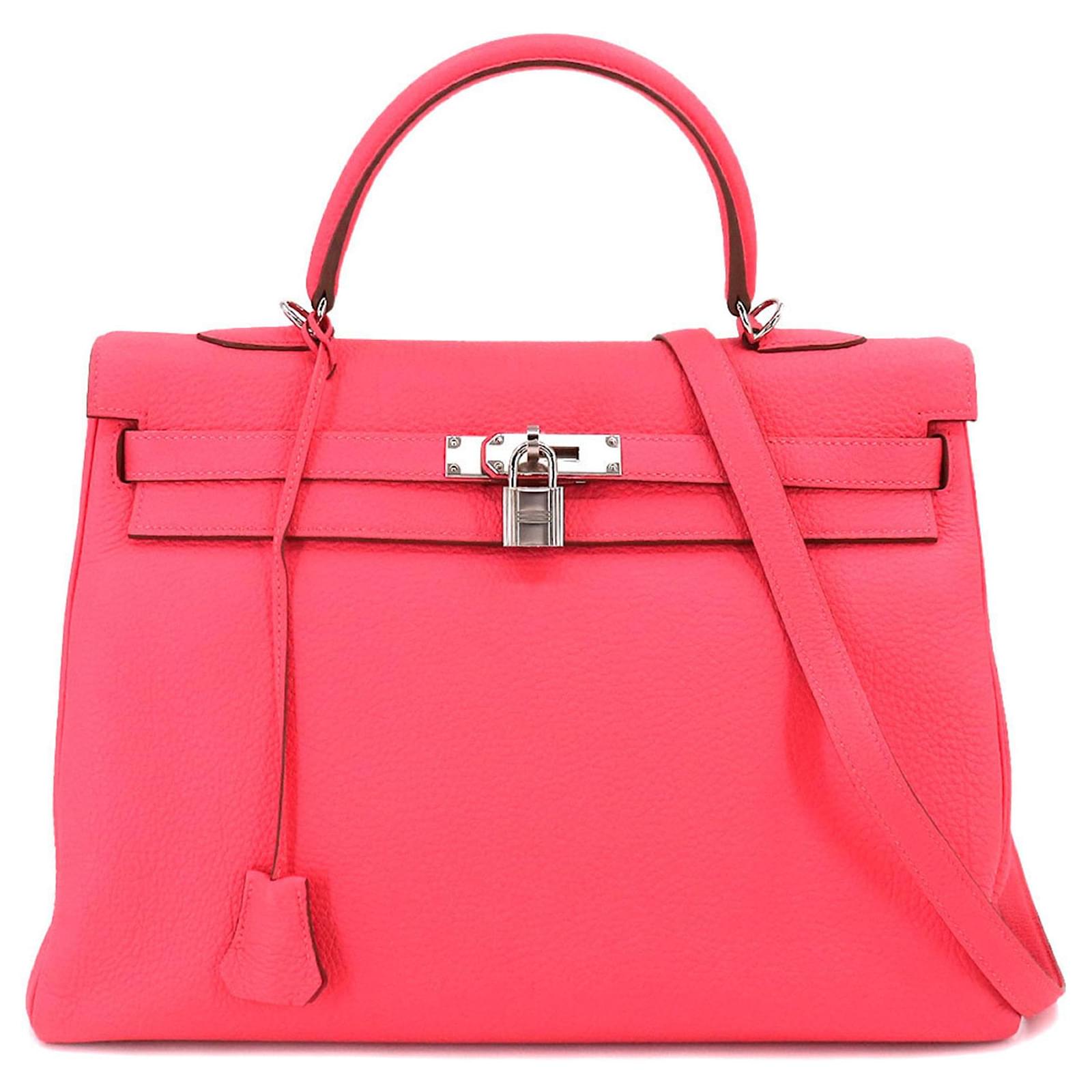 Hermès hermes kelly 35 Pink Leather ref.1051710 - Joli Closet