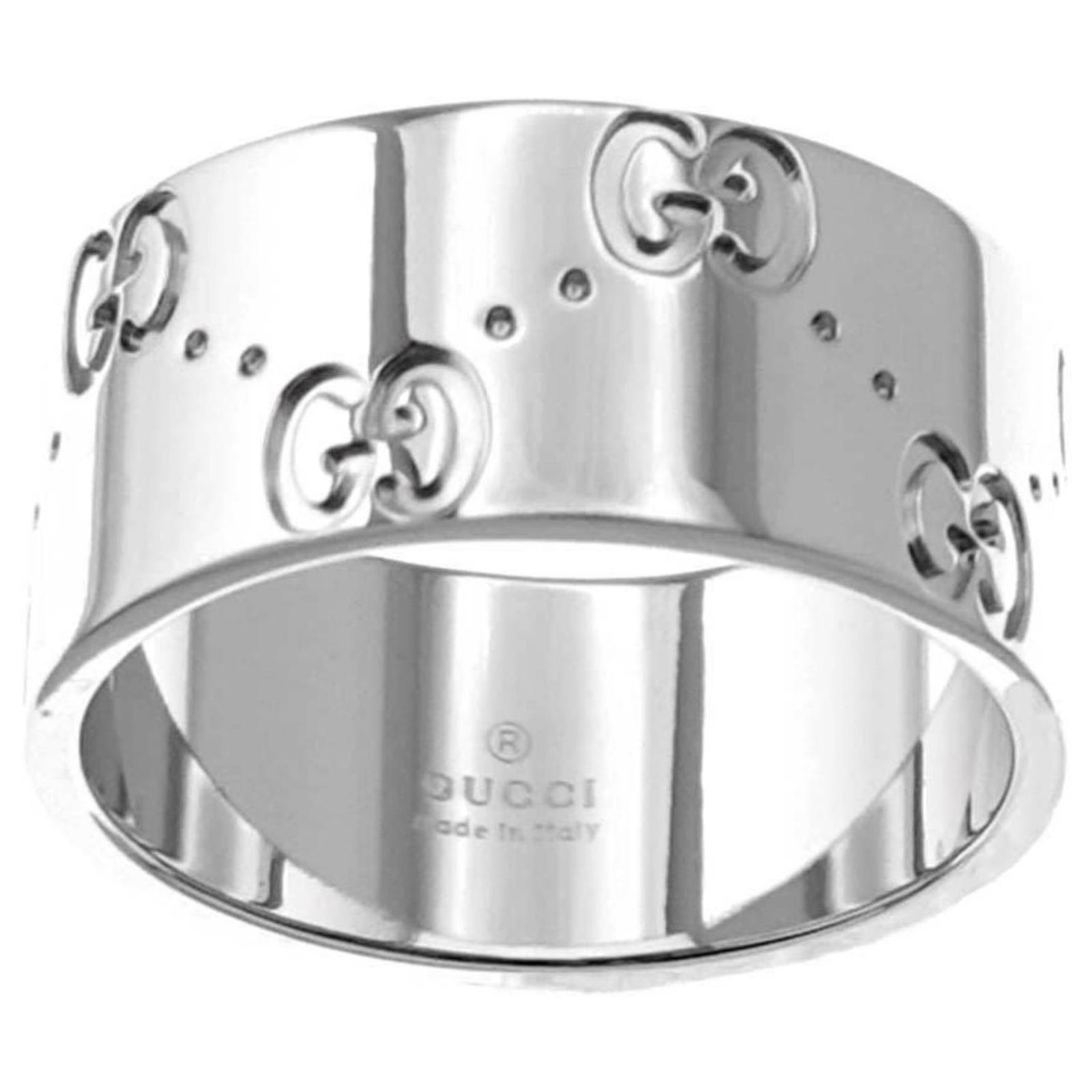 Gucci Icon Silvery White gold ref.1051786 - Joli Closet