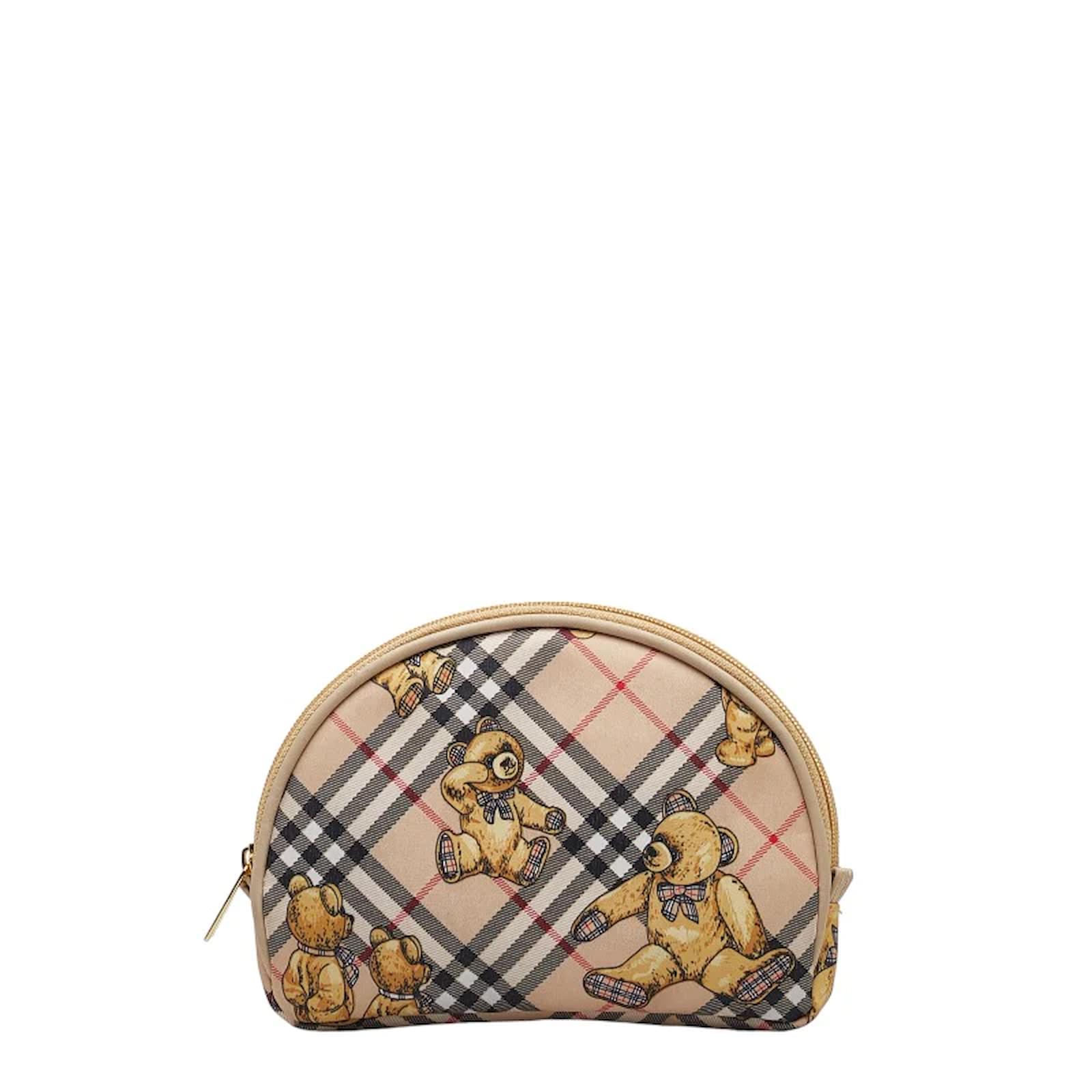 Vintage 2000s Burberry Nova Check Teddy Bear