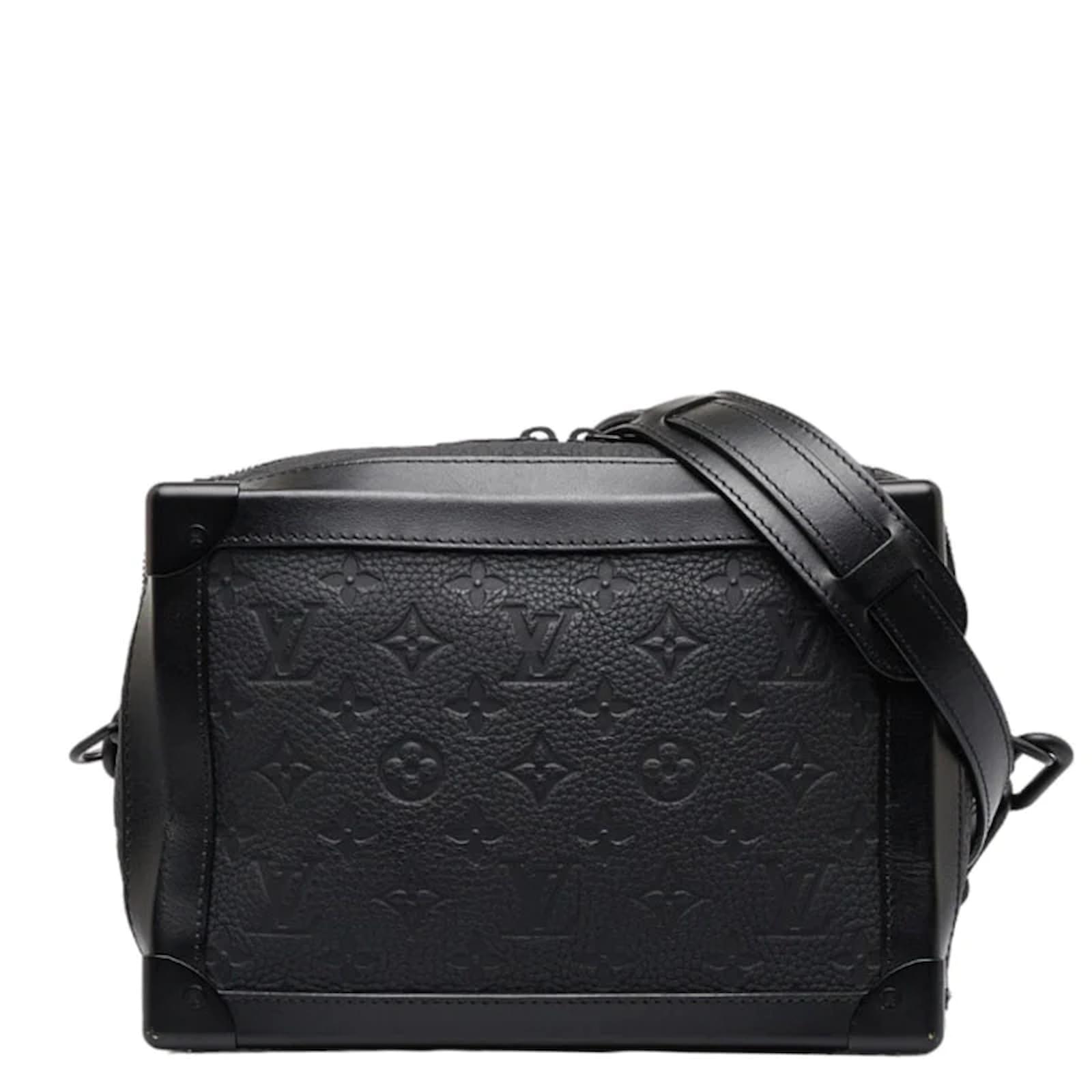 Pre-owned Louis Vuitton Bum Bag / Sac Ceinture Leather Bag In Black