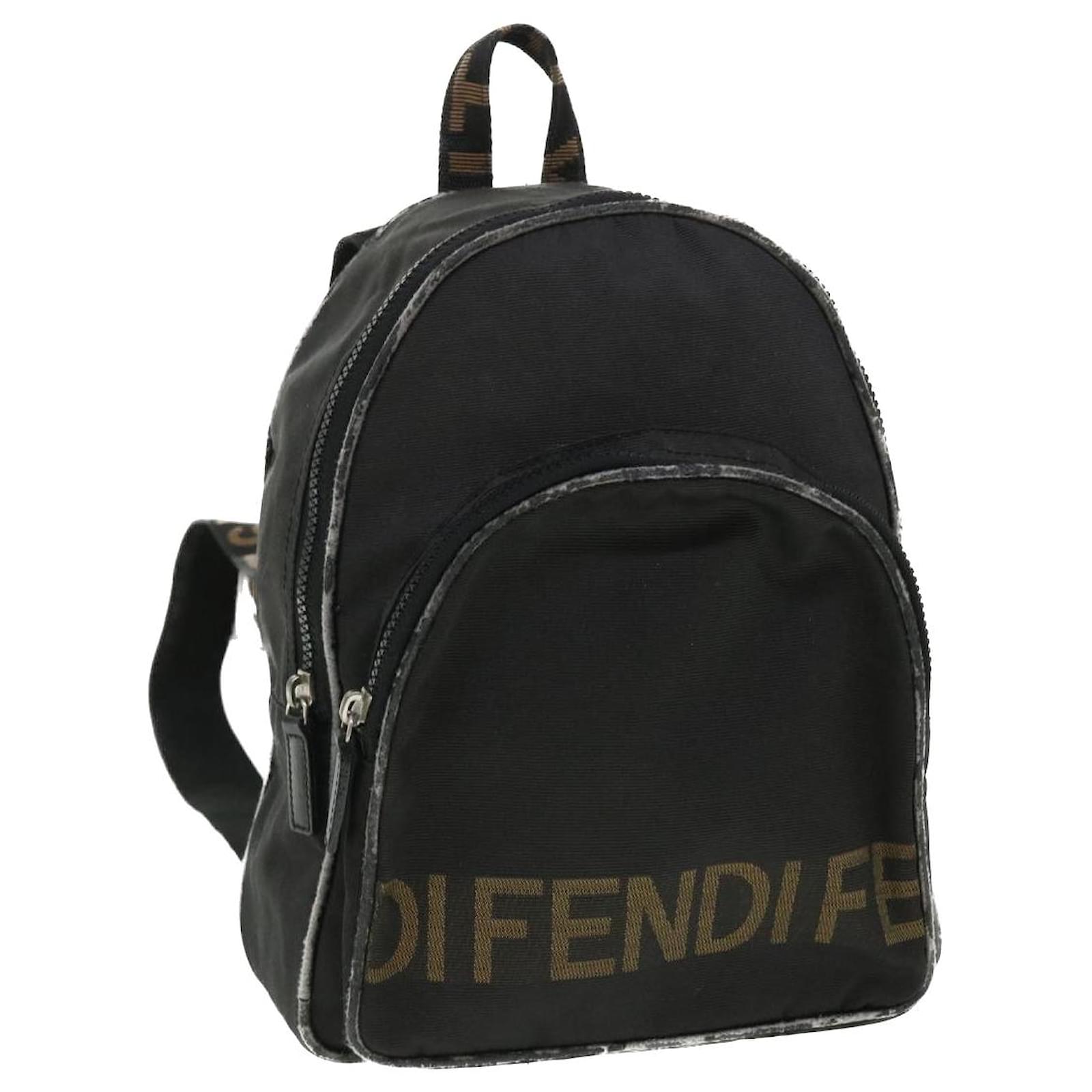 Fendi Vintage Nylon Logo Backpack - FINAL SALE (SHF-17036) – LuxeDH