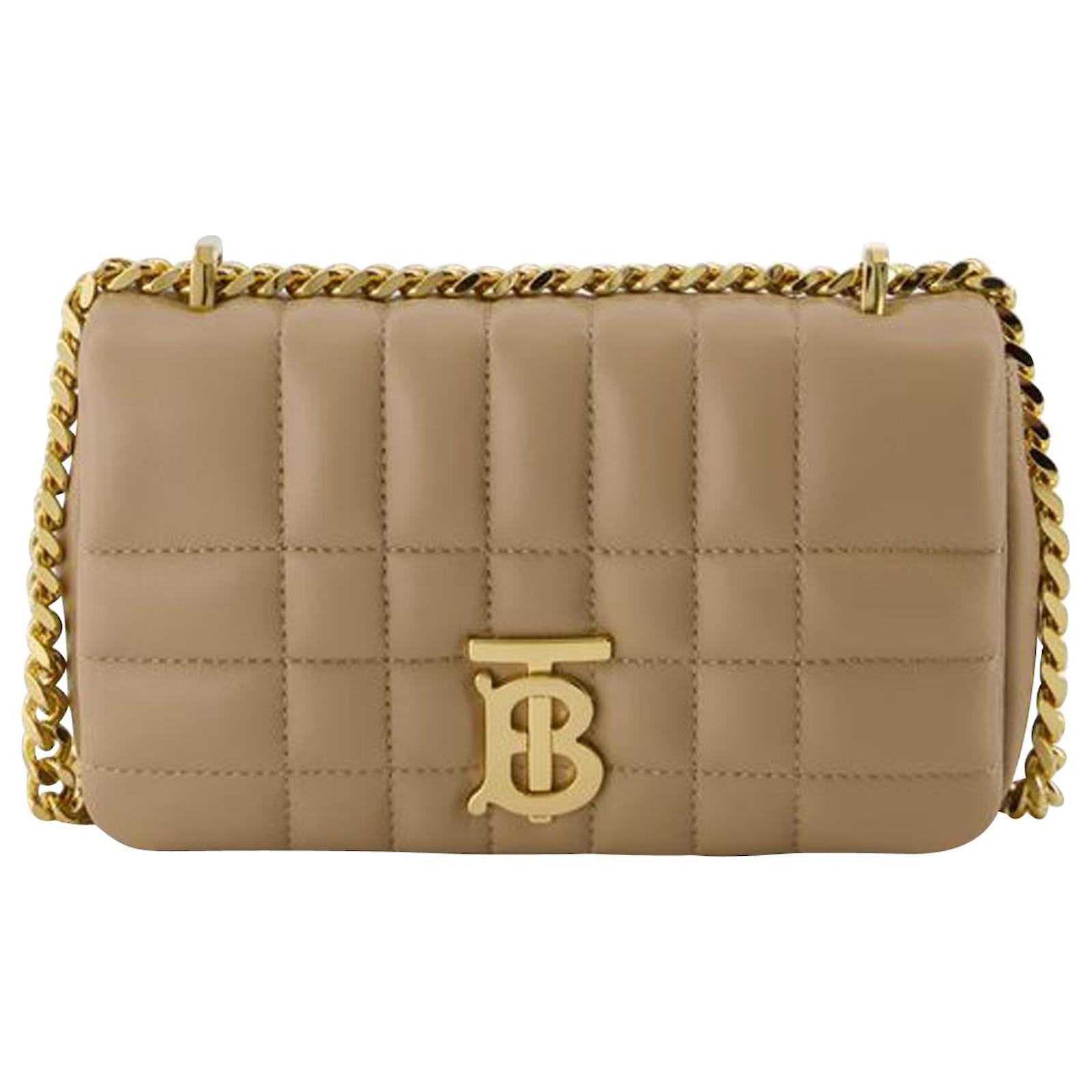 Burberry lola beige leather ref 1053457 joli closet
