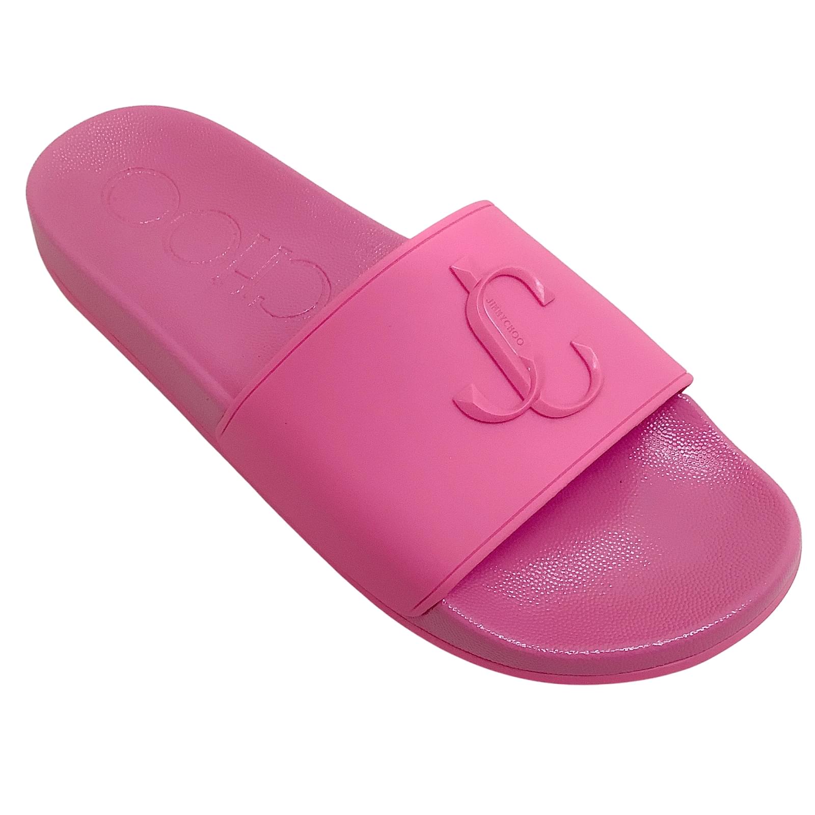 Neon pink best sale gucci slides