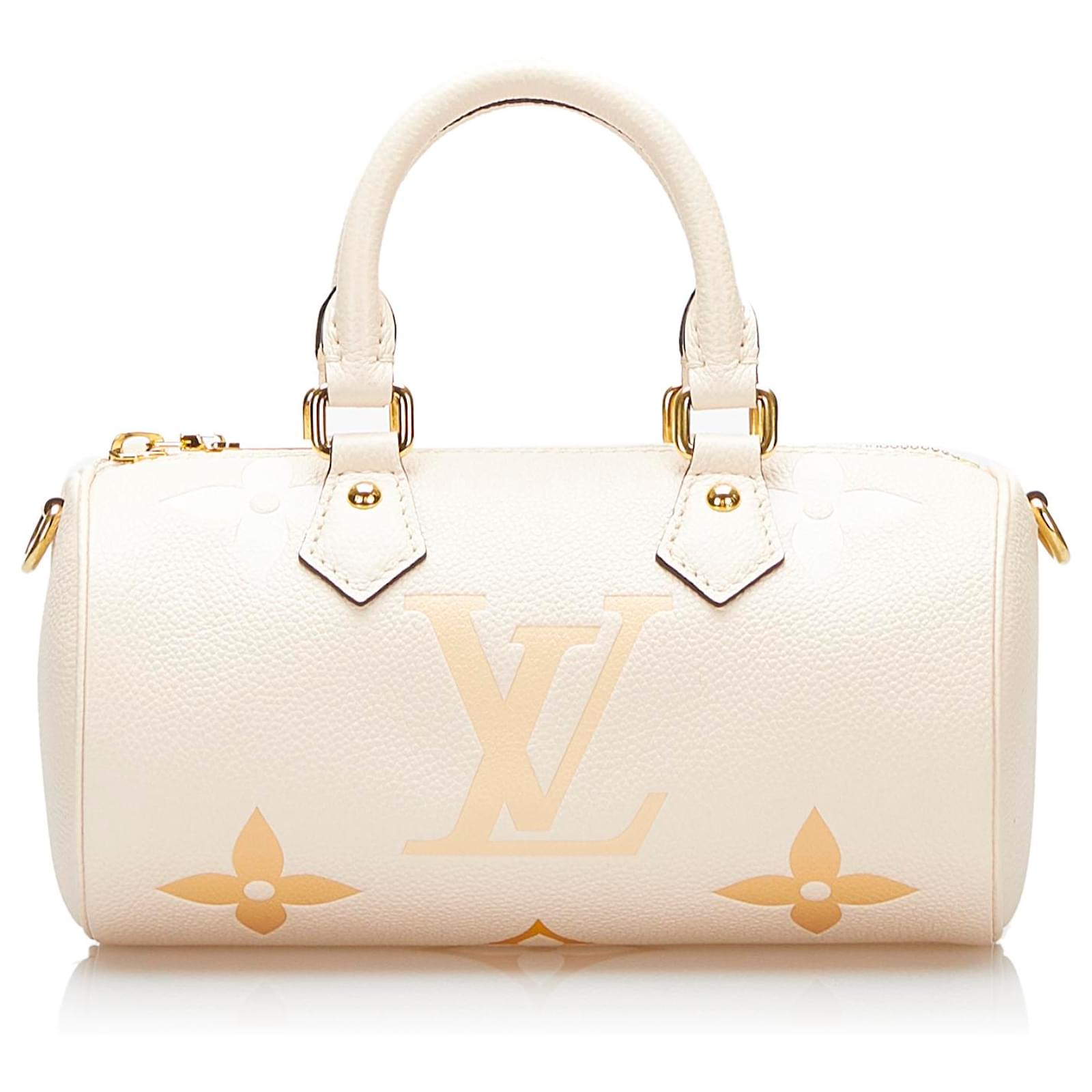Louis Vuitton Beige Monogram Empreinte Papillon Bb Bag
