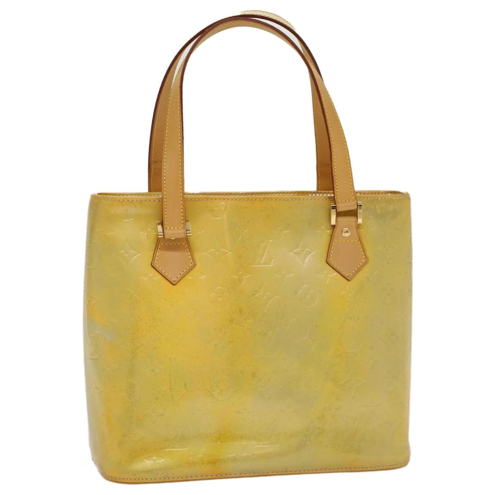 Louis Vuitton Monogram Vernis Houston - Yellow Totes, Handbags