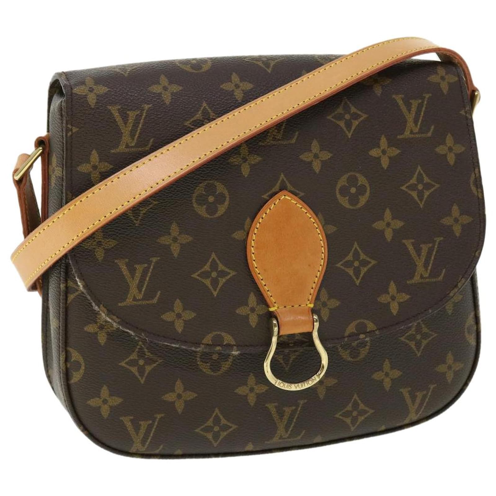 Louis Vuitton shoulder handbags auth Monogram St Cloud GM crossbody